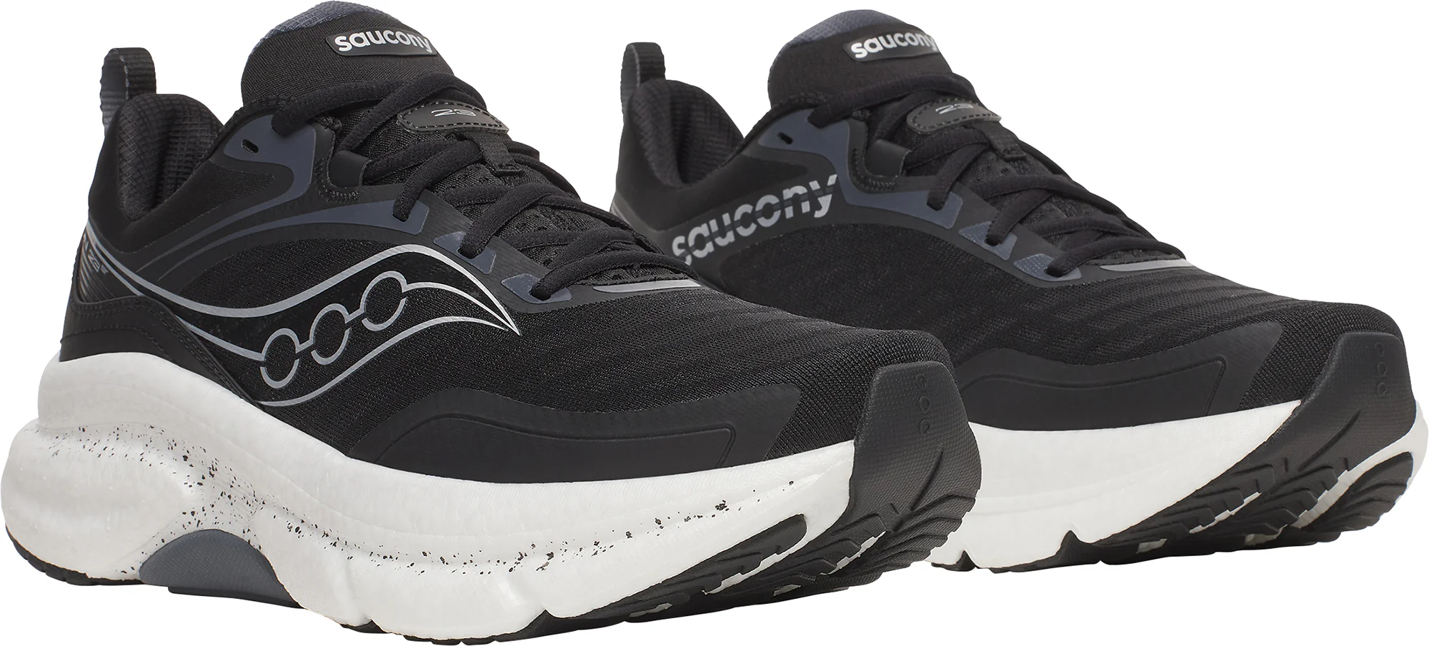 Saucony Omni 23 ST Mens Running Shoes - Black - Image 6