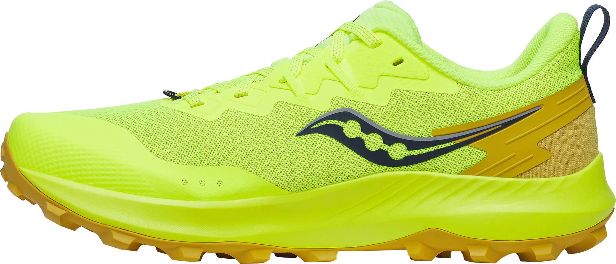 Saucony Peregrine 14 Mens Trail Running Shoes - Yellow - Image 3