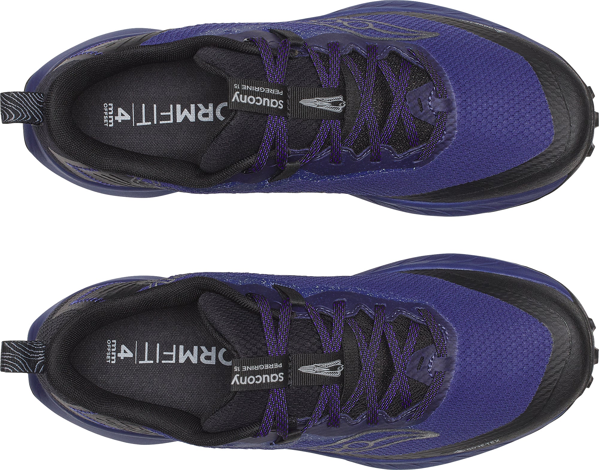 Saucony Peregrine 15 GORE-TEX Mens Trail Running Shoes - Blue - Image 4
