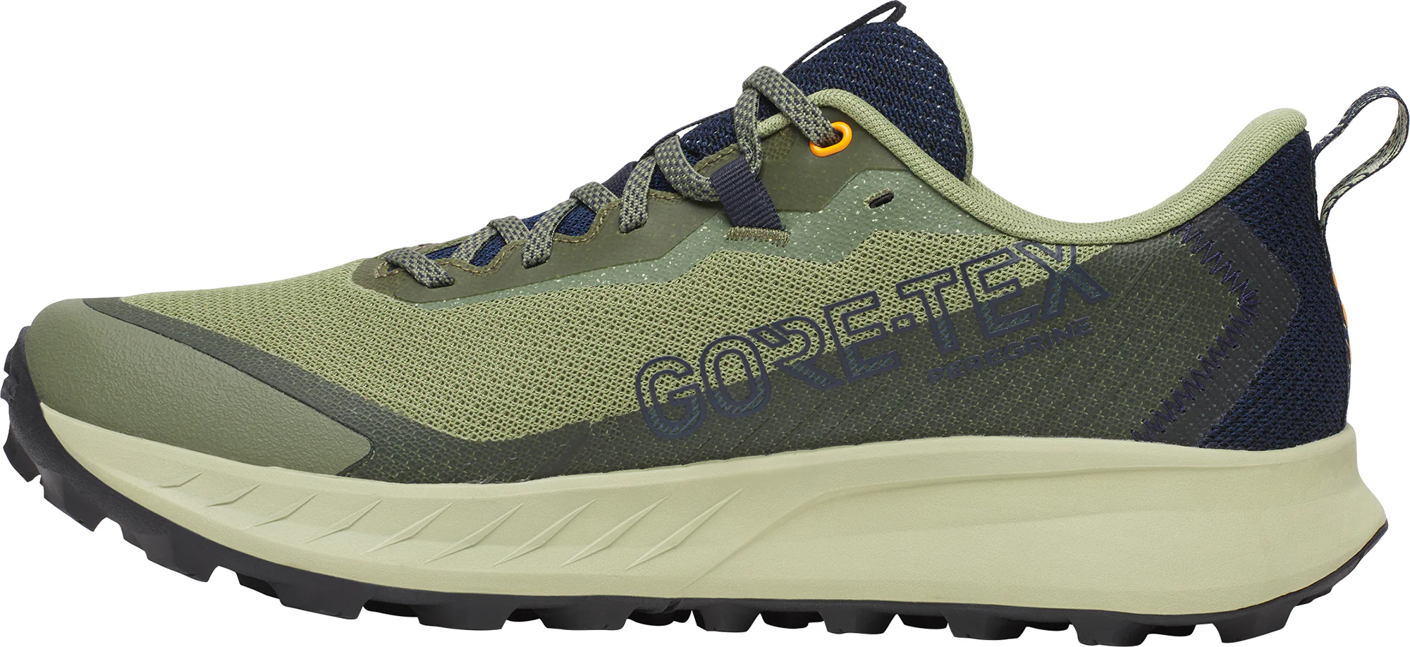 Saucony Peregrine 15 GORE-TEX Mens Trail Running Shoes - Green - Image 3