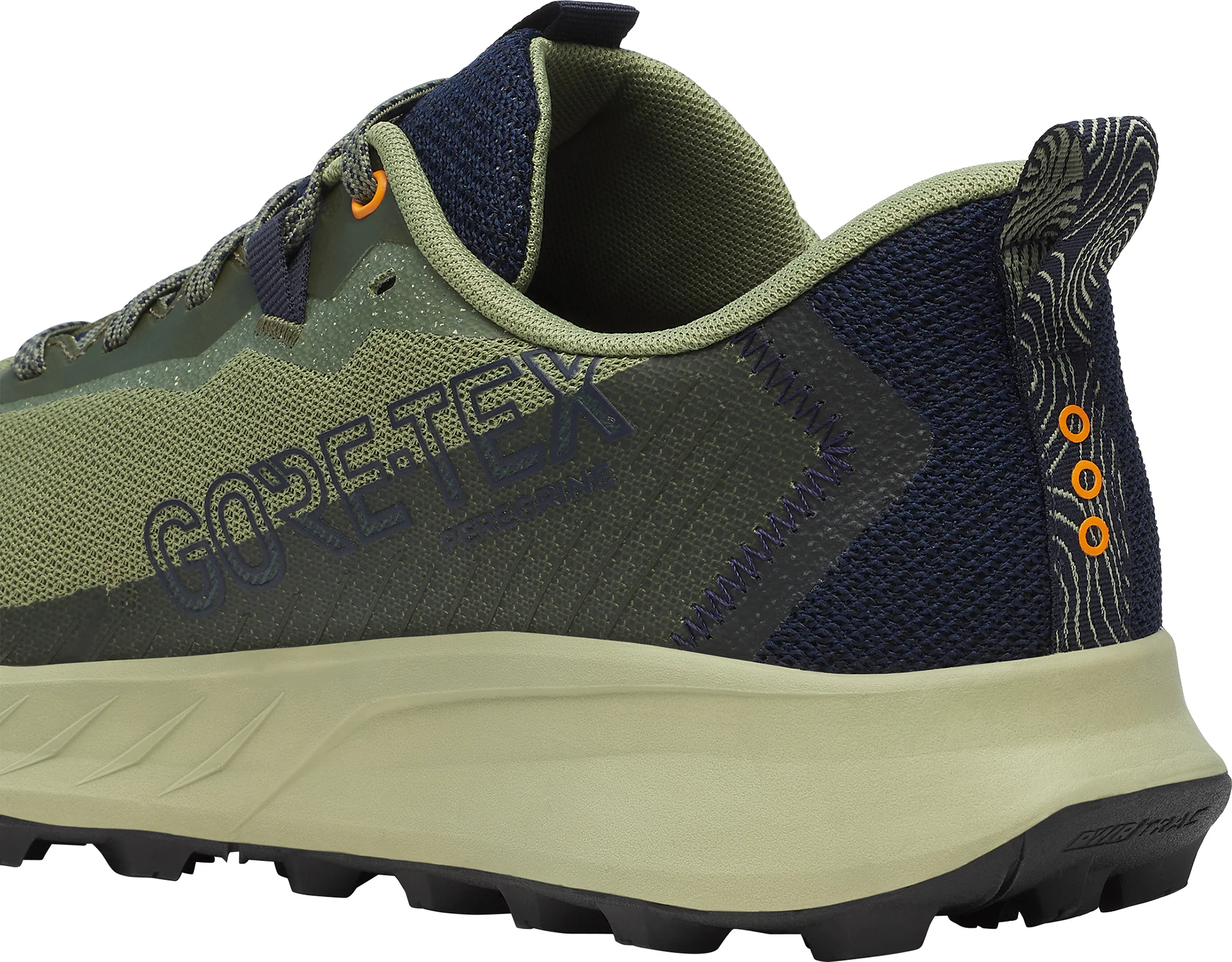 Saucony Peregrine 15 GORE-TEX Mens Trail Running Shoes - Green - Image 7