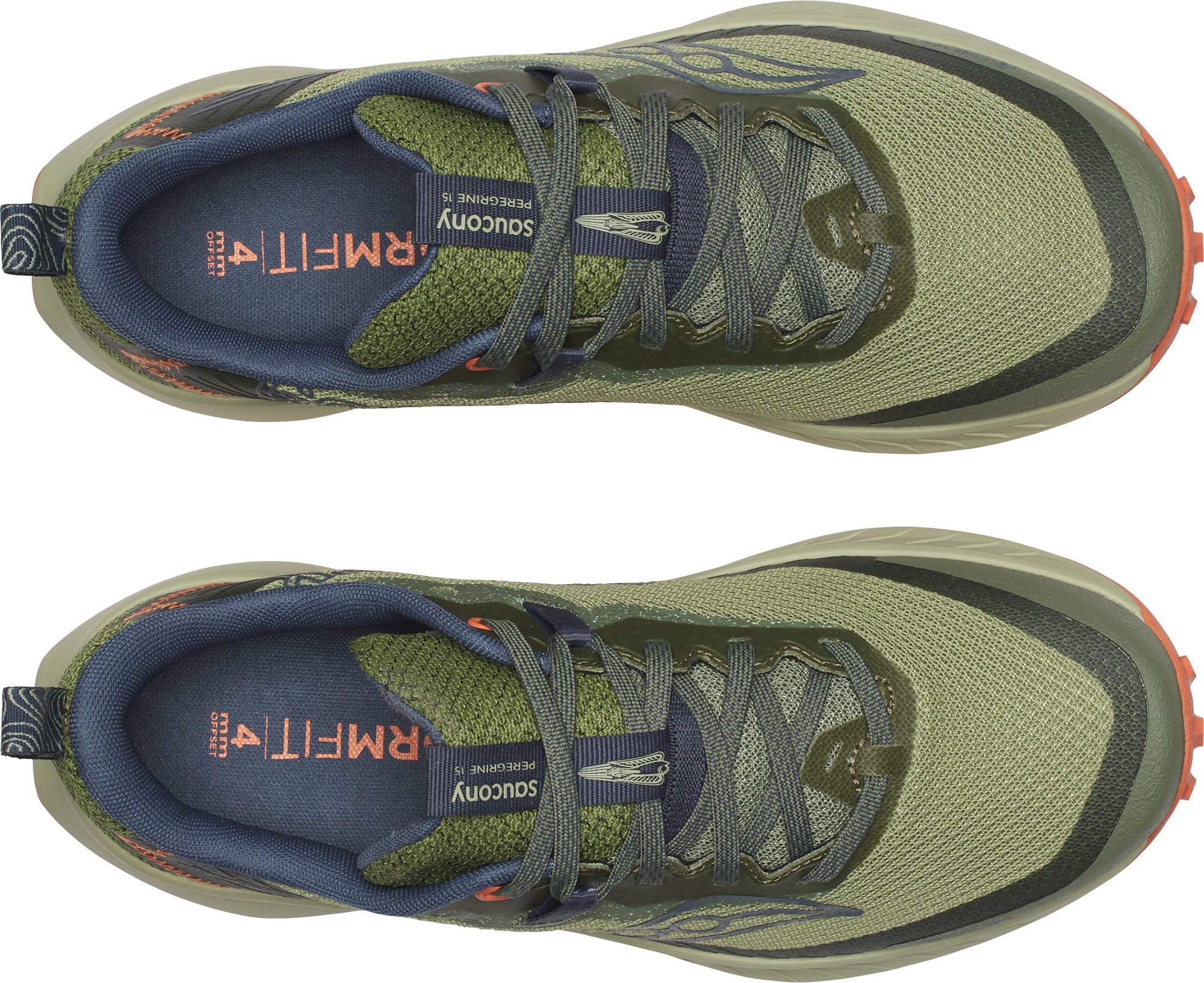 Saucony Peregrine 15 GORE-TEX Womens Trail Running Shoes - Green - Image 4
