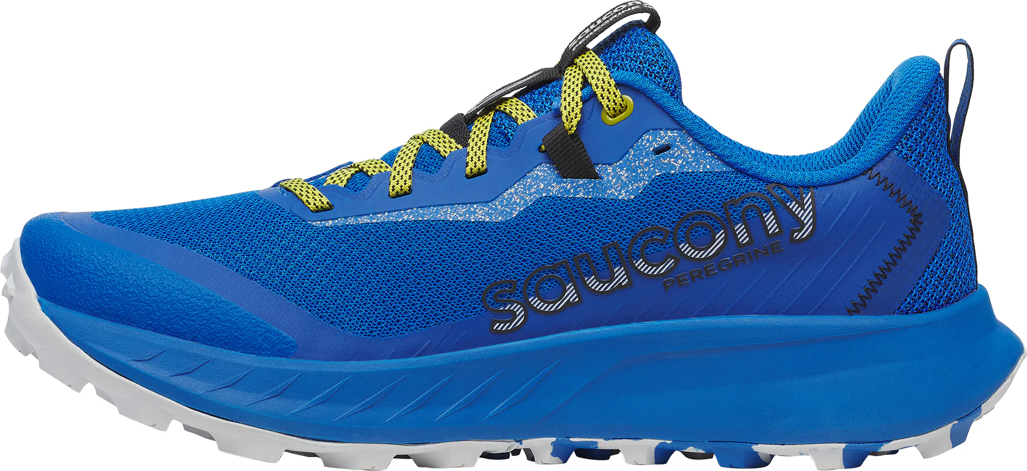 Saucony Peregrine 15 Mens Trail Running Shoes - Blue - Image 3