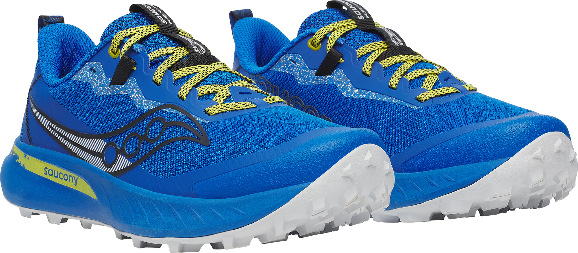 Saucony Peregrine 15 Mens Trail Running Shoes - Blue - Image 6