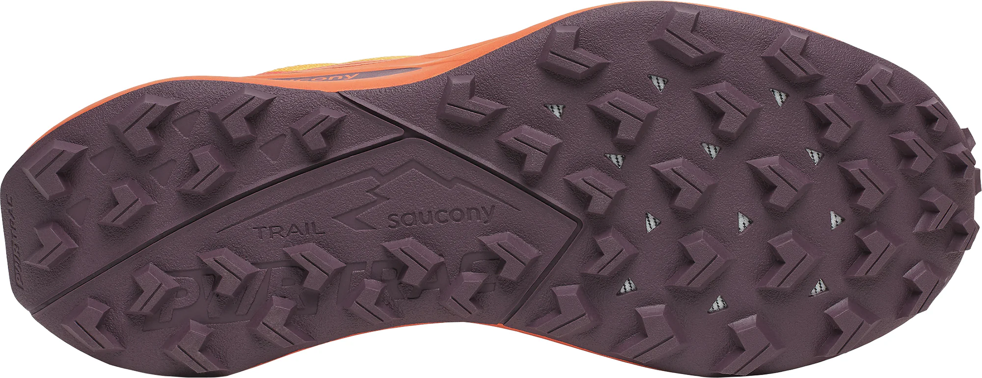 Saucony Peregrine 15 Mens Trail Running Shoes - Orange - Image 2