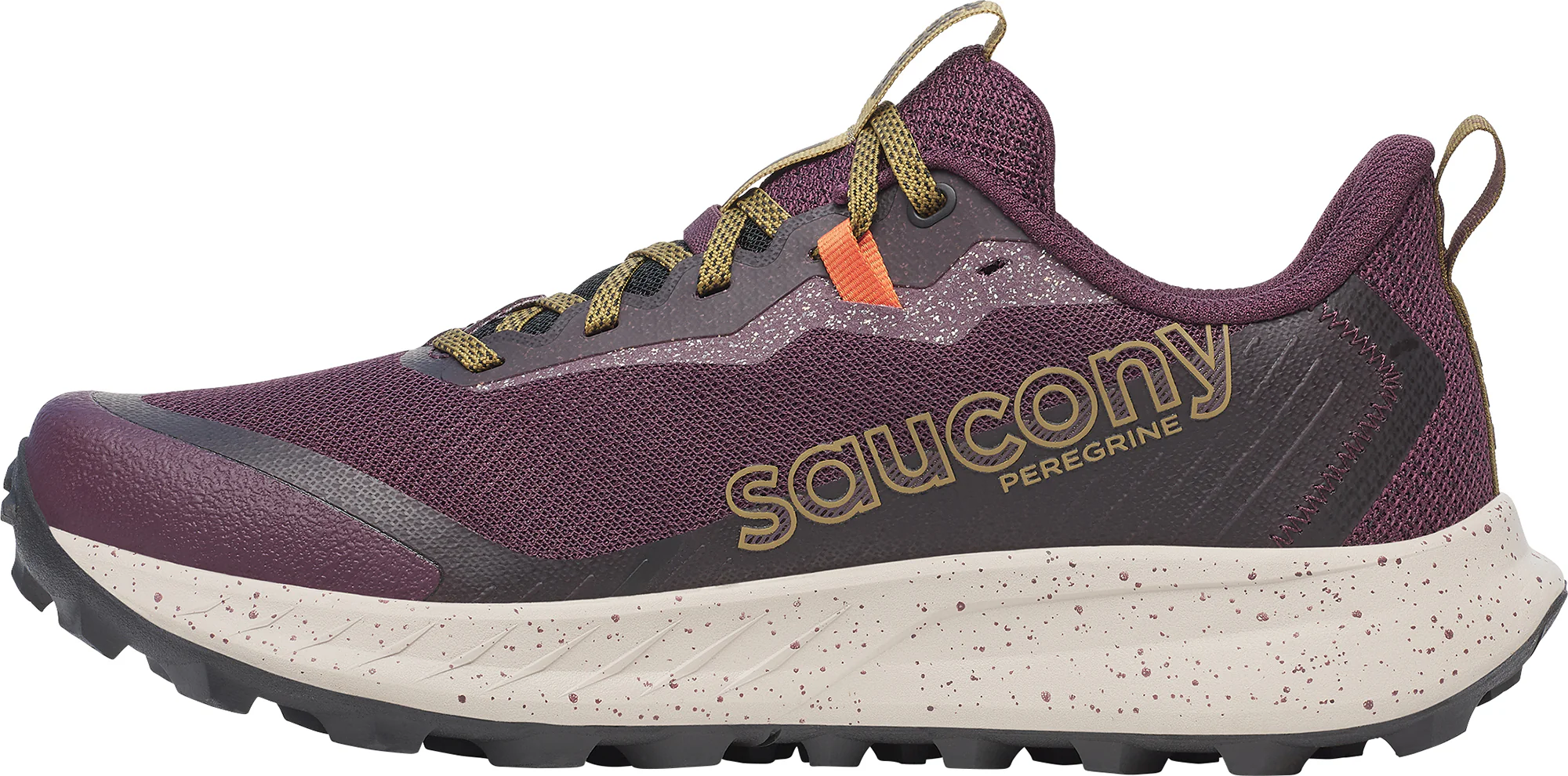 Saucony Peregrine 15 Mens Trail Running Shoes - Purple - Image 3