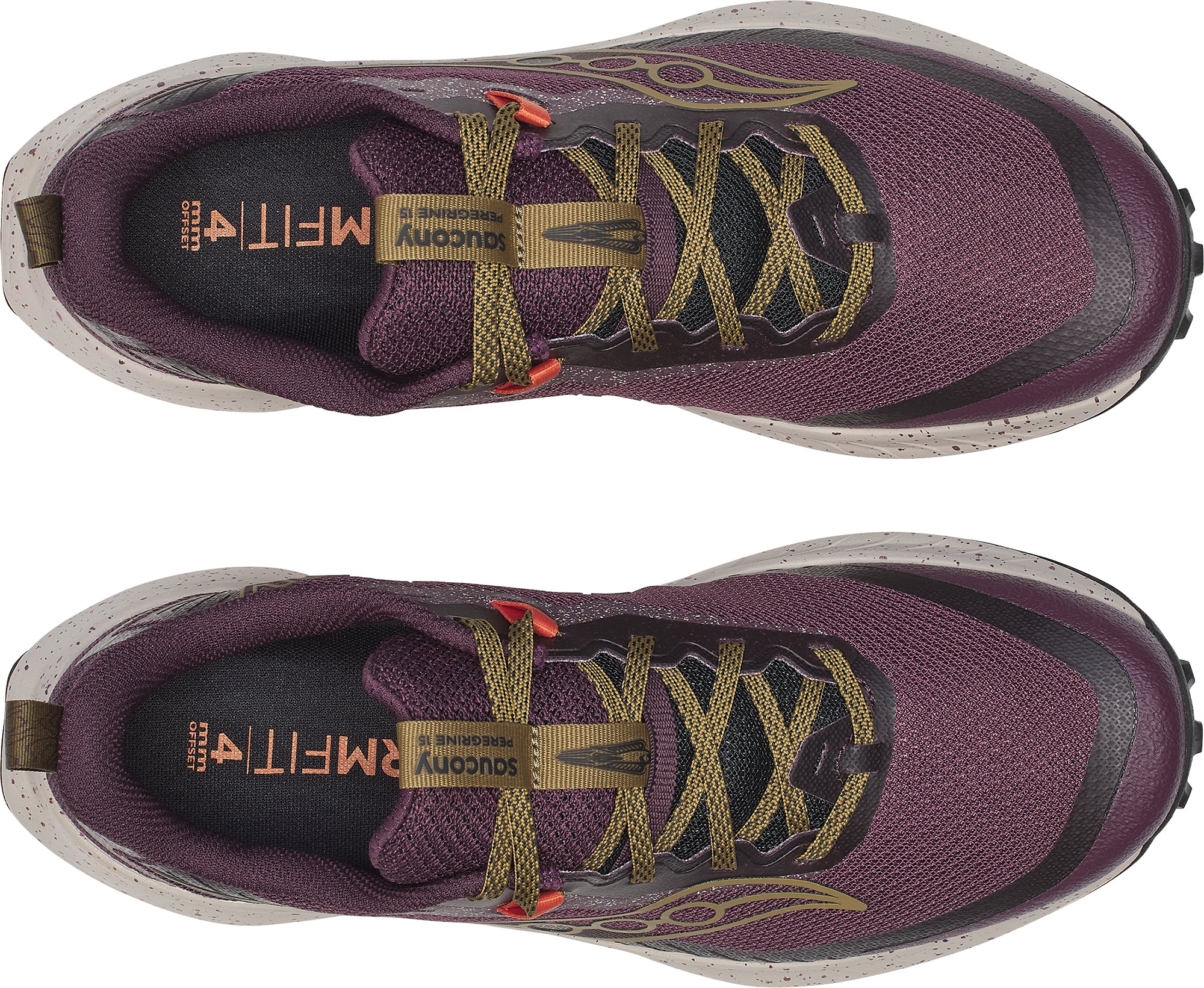 Saucony Peregrine 15 Mens Trail Running Shoes - Purple - Image 4