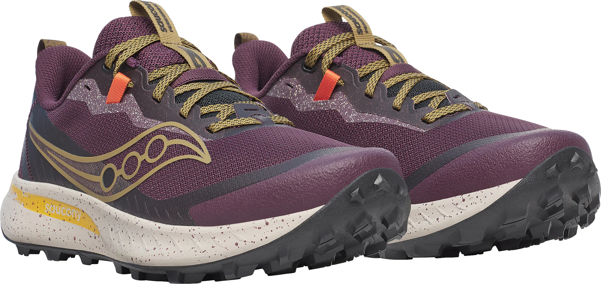 Saucony Peregrine 15 Mens Trail Running Shoes - Purple - Image 6