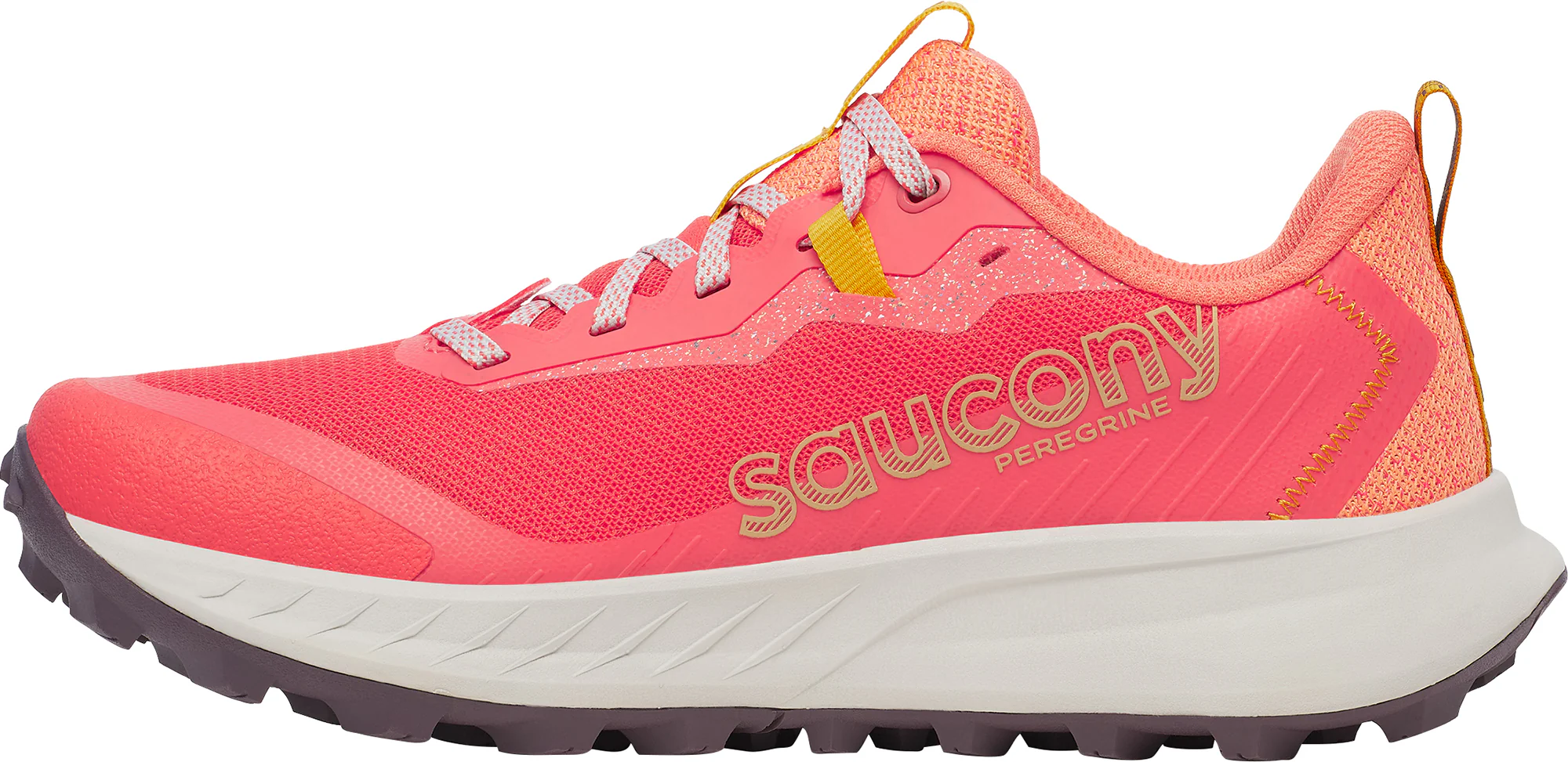 Saucony Peregrine 15 Womens Trail Running Shoes - Pink - Image 3