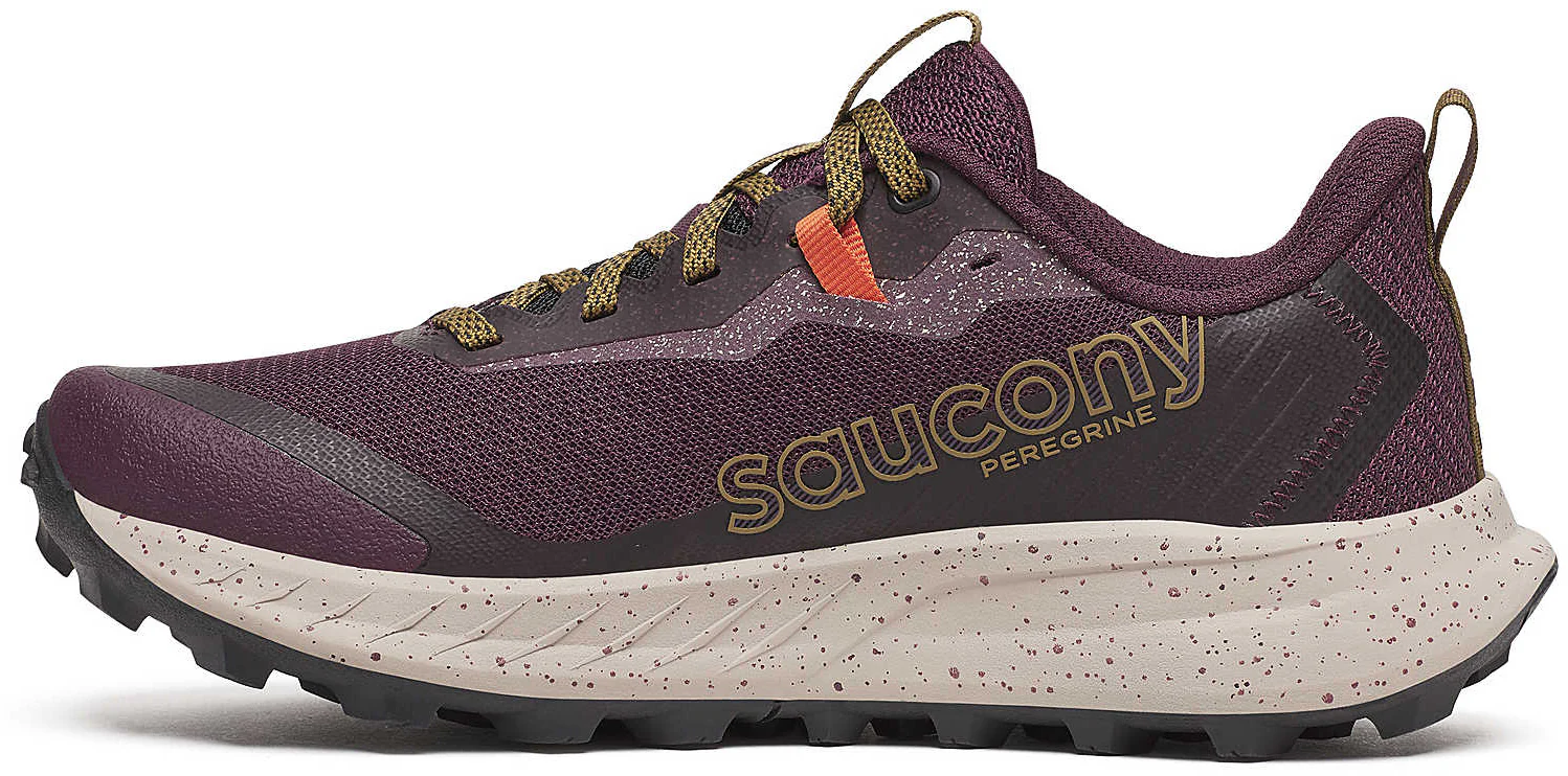 Saucony Peregrine 15 Womens Trail Running Shoes - Red - Image 3