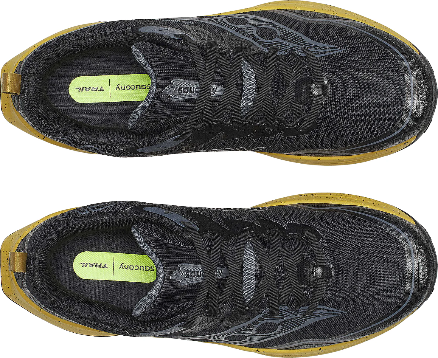 Saucony Peregrine 16 GORE-TEX Mens Trail Running Shoes - Black - Image 4
