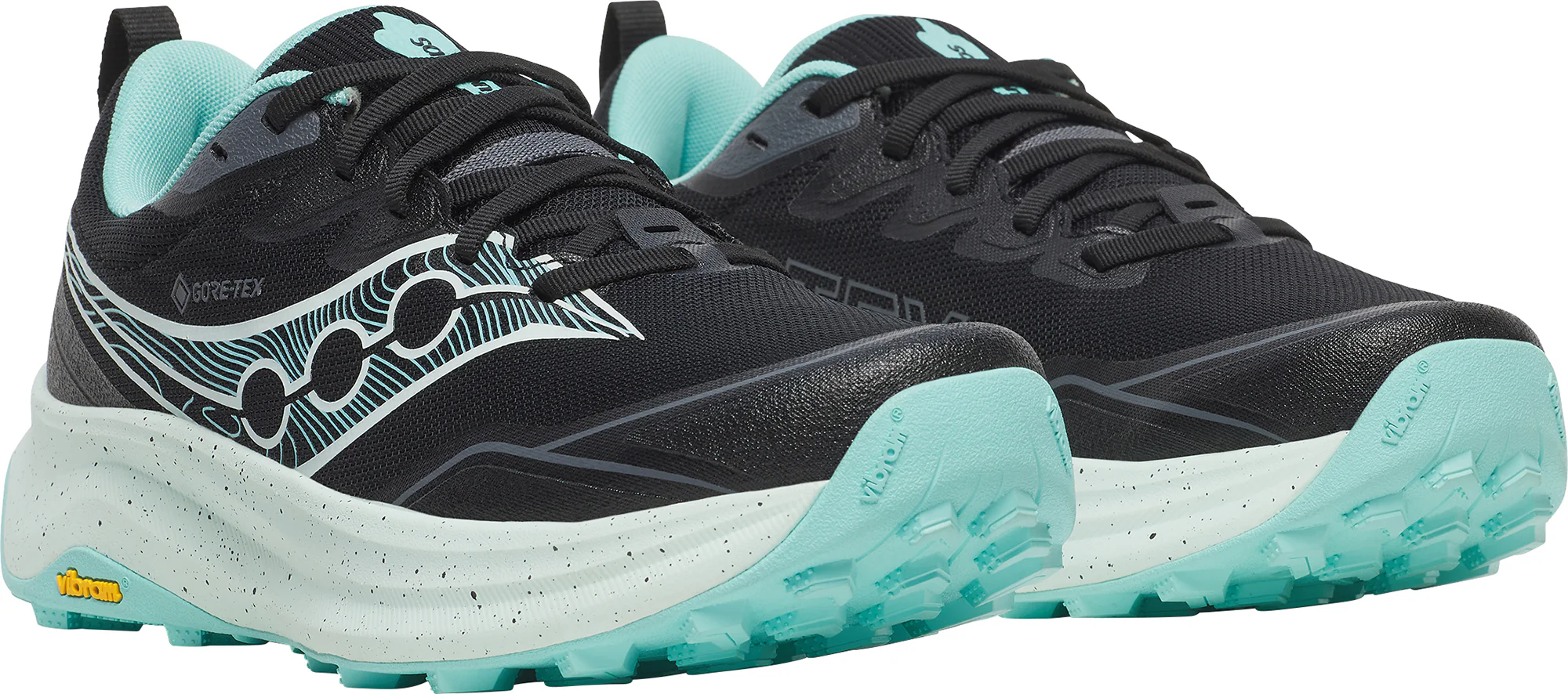 Saucony Peregrine 16 GORE-TEX Womens Trail Running Shoes - Black - Image 6