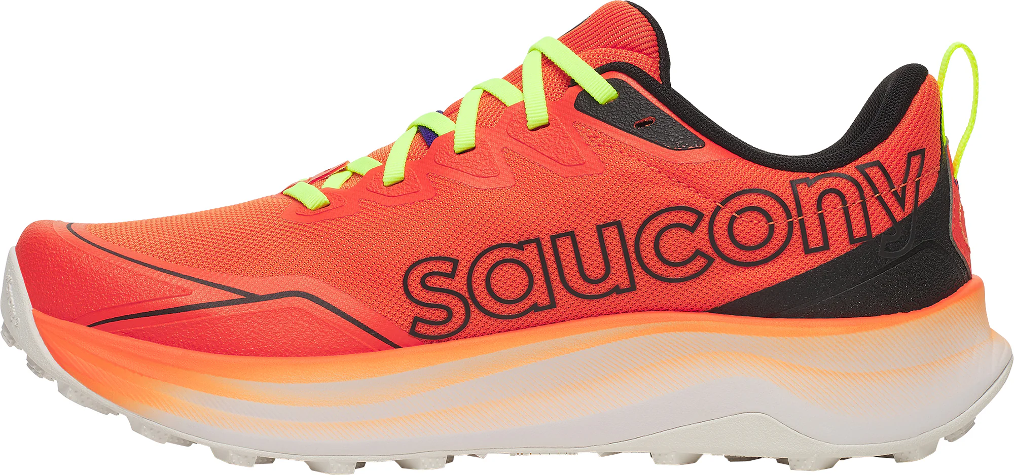 Saucony Peregrine 16 Mens Trail Running Shoes - Orange - Image 3