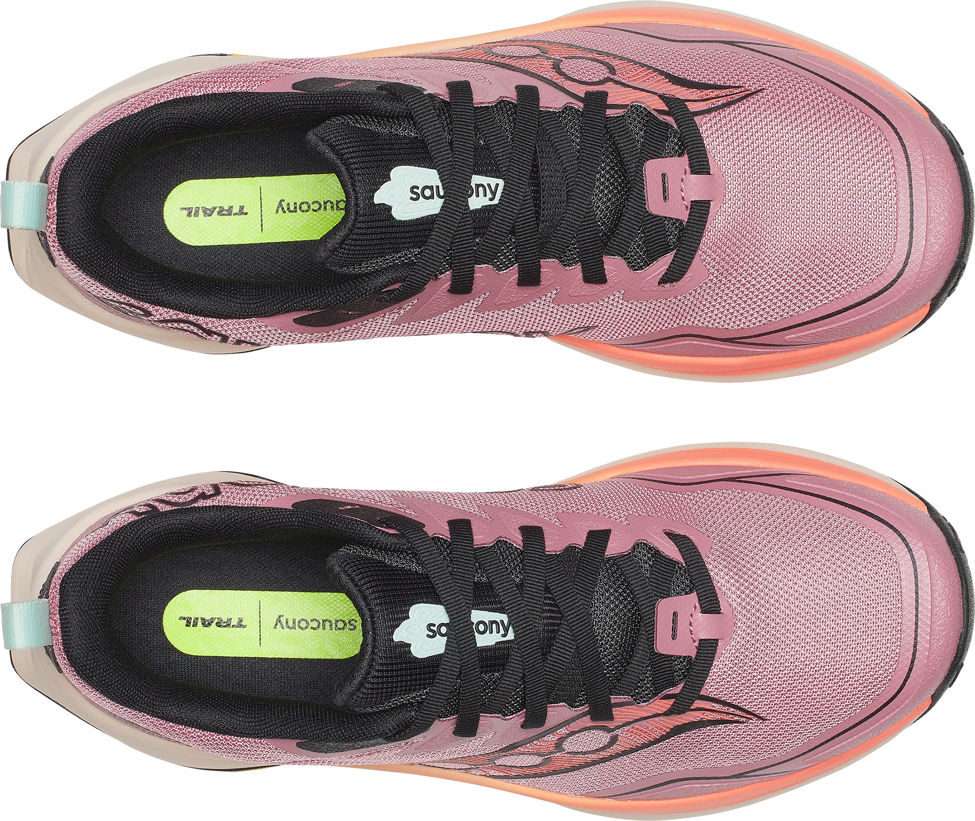 Saucony Peregrine 16 Womens Trail Running Shoes - Pink - Image 4