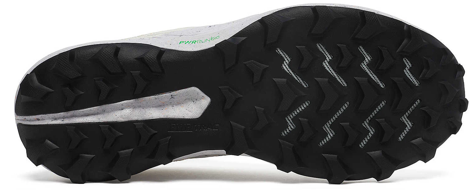 Saucony Peregrine RFG Womens Trail Running Shoes - White - Image 2