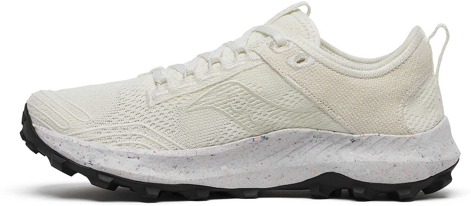 Saucony Peregrine RFG Womens Trail Running Shoes - White - Image 3