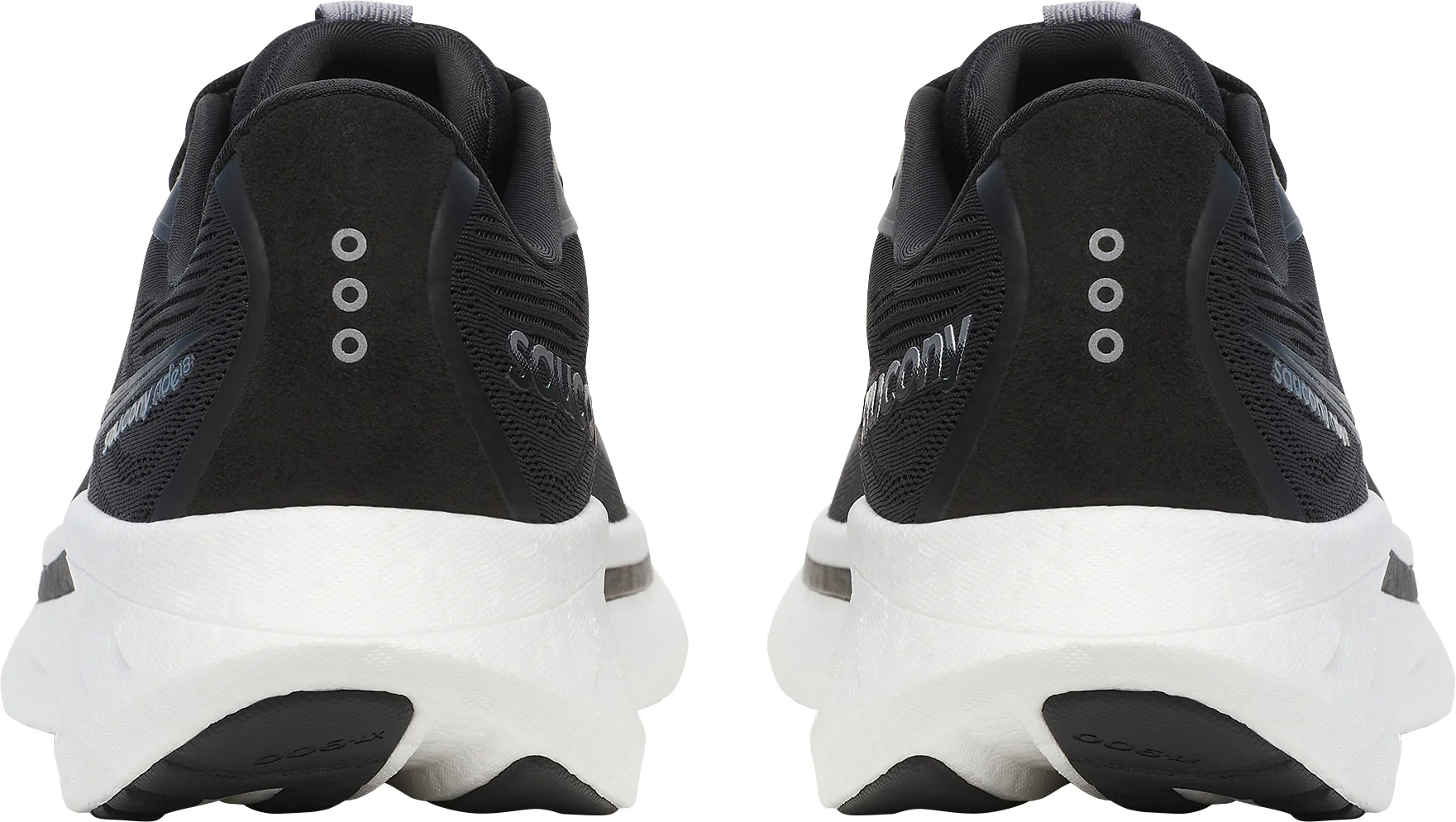 Saucony Ride 18 Mens Running Shoes - Black - Image 5