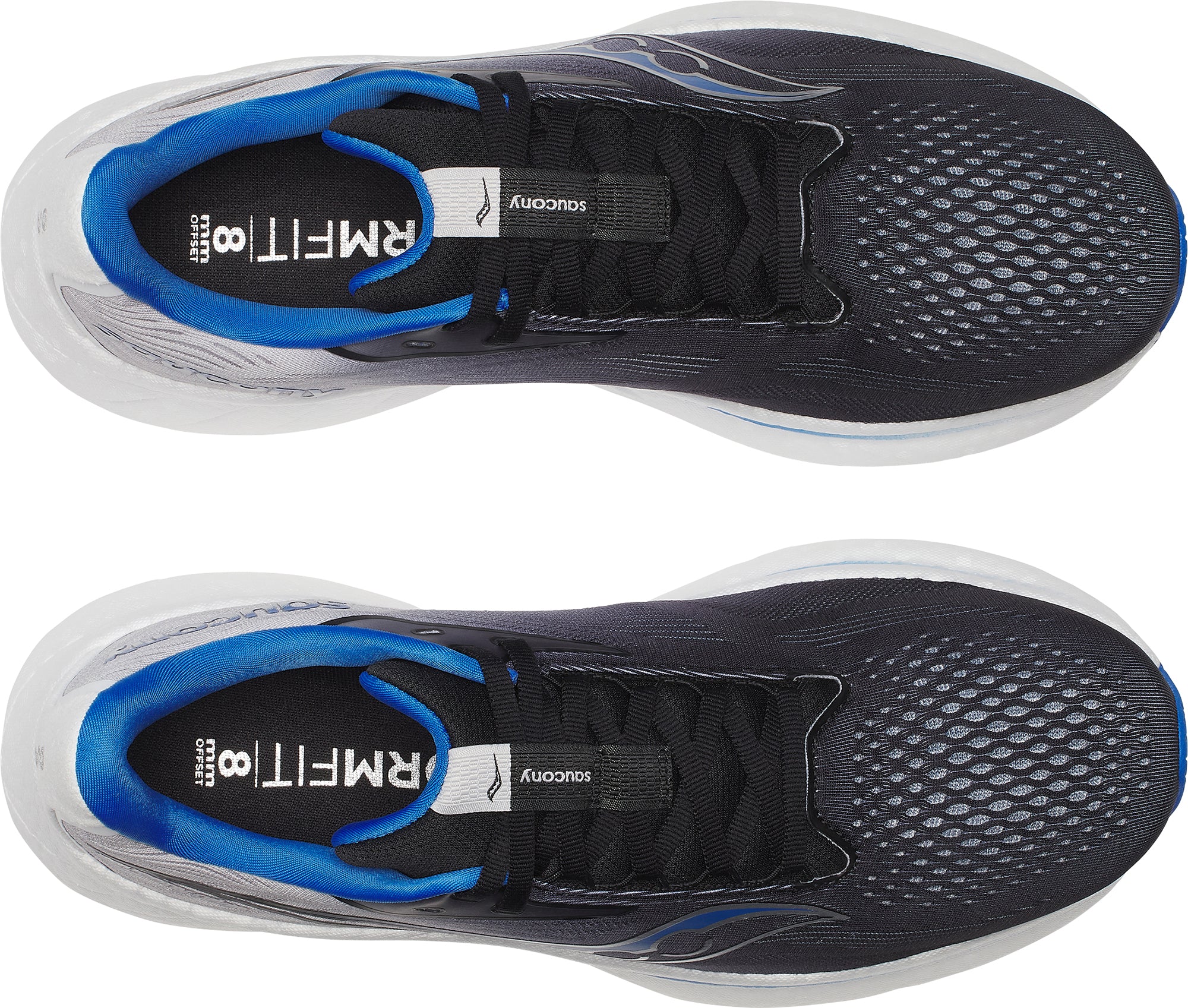 Saucony Ride 18 Mens Running Shoes - Black - Image 4