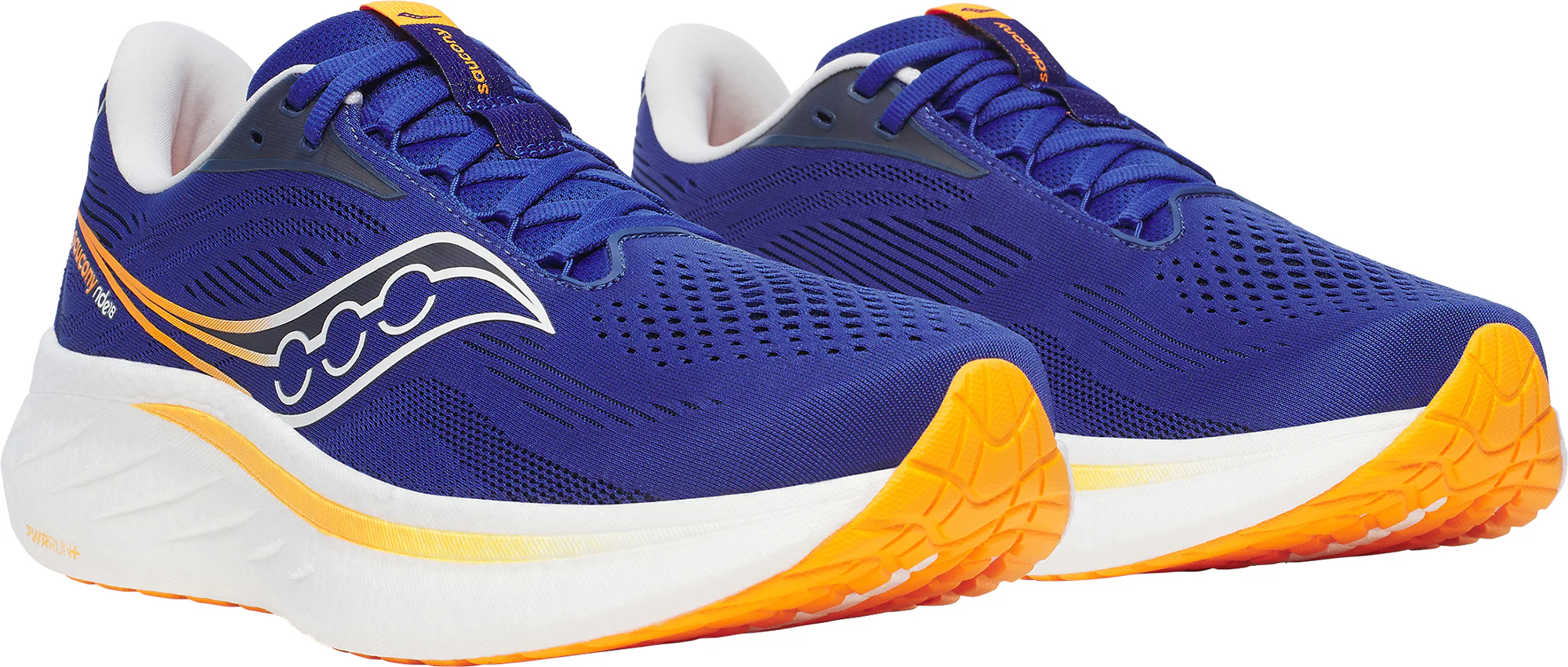 Saucony Ride 18 Mens Running Shoes - Blue - Image 6