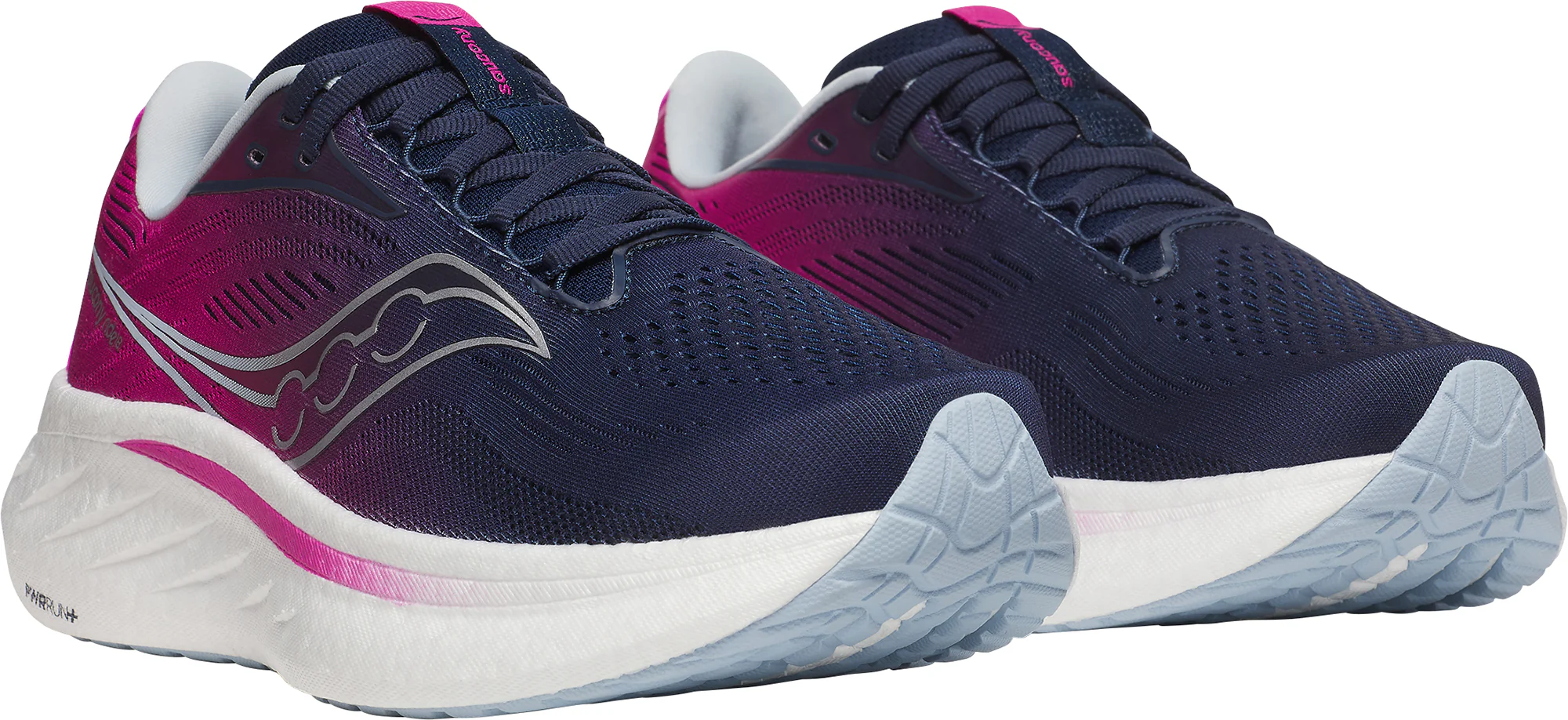 Saucony Ride 18 Womens Running Shoes - Blue - Image 6