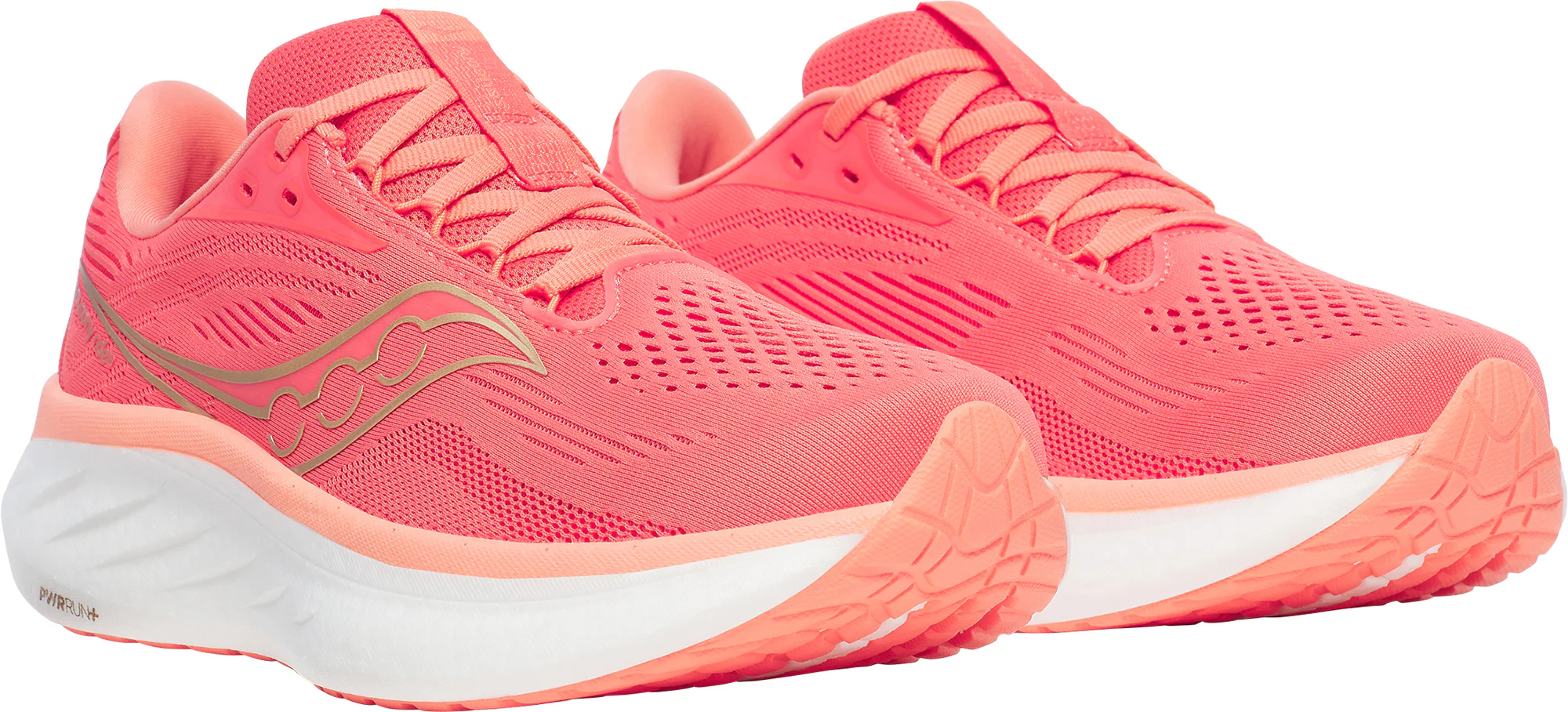 Saucony Ride 18 Womens Running Shoes - Pink - Image 6