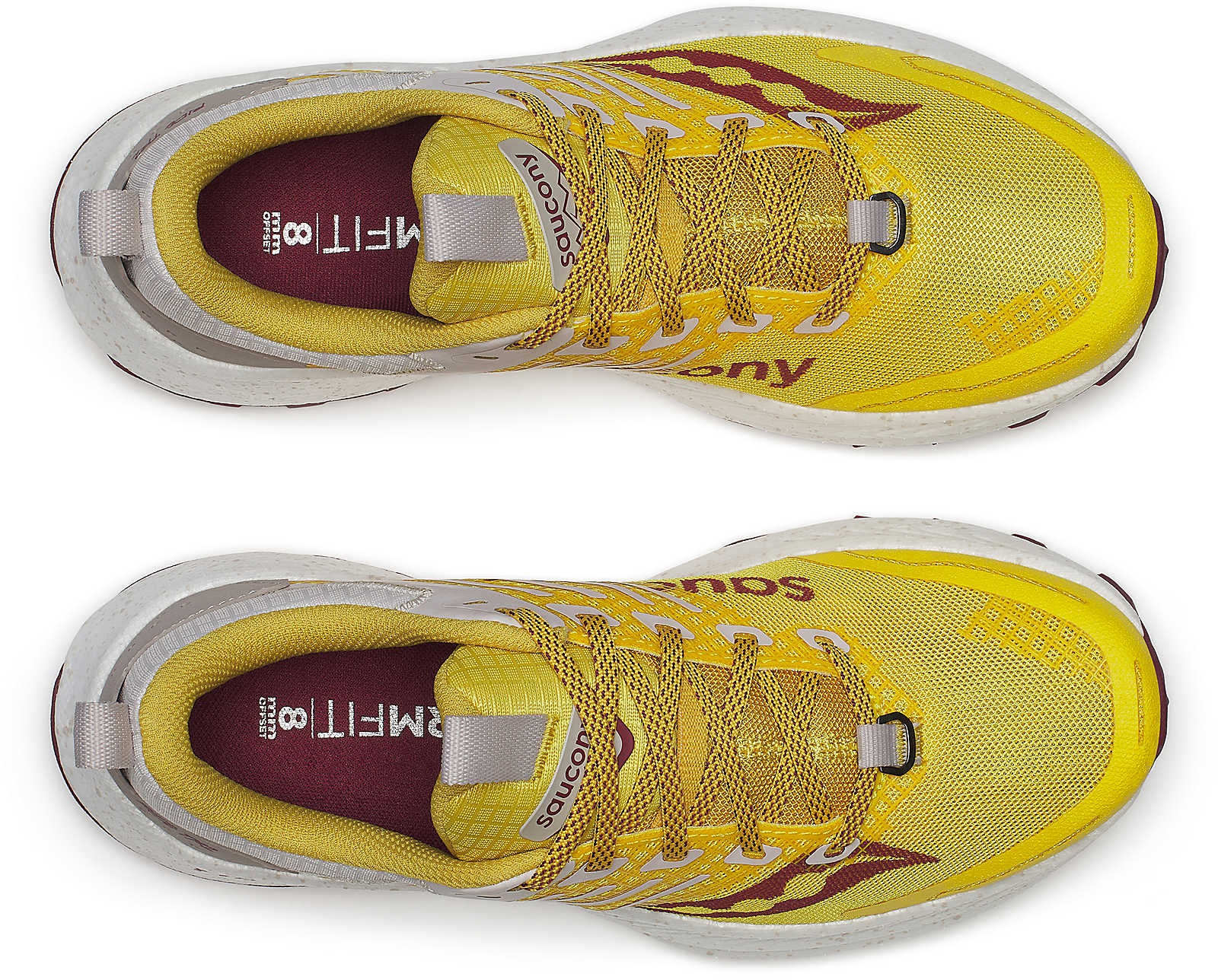 Saucony Ride TR2 Womens Trail Running Shoes - Yellow - Image 4