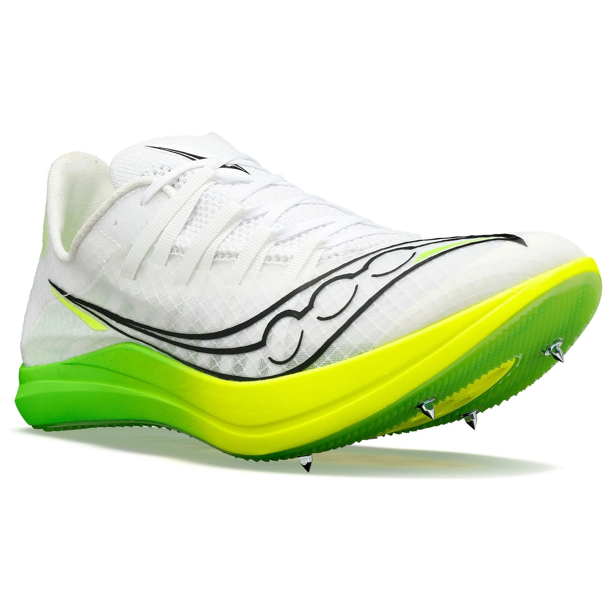 Saucony Terminal VT Mens Running Spikes - White - Image 5