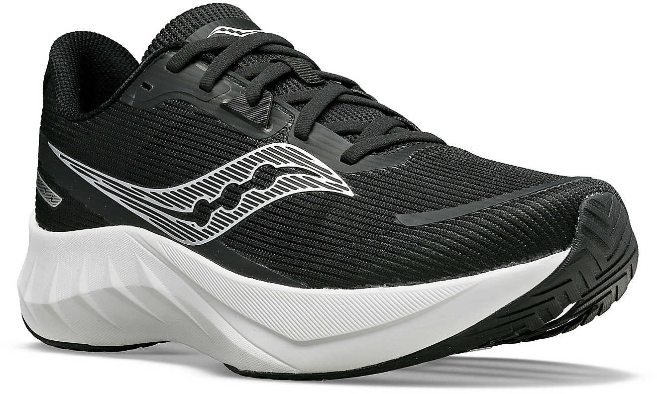 Saucony Tide 2 Mens Running Shoes - Black - Image 5