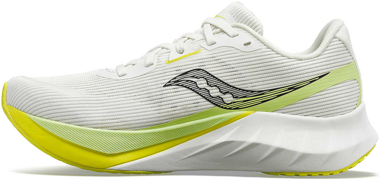 Saucony Tide 2 Mens Running Shoes - White - Image 3