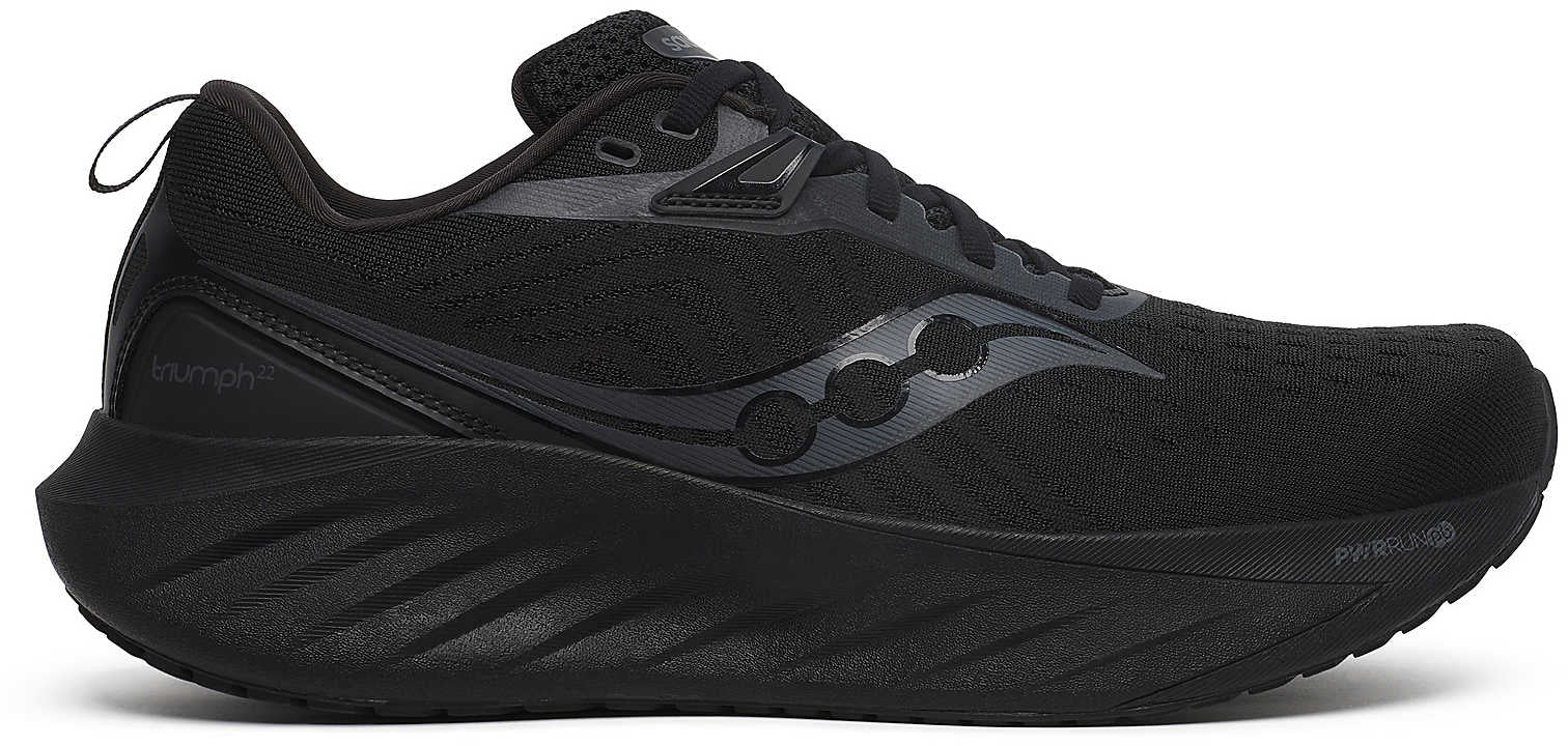 Saucony Triumph 22 Mens Running Shoes - Black