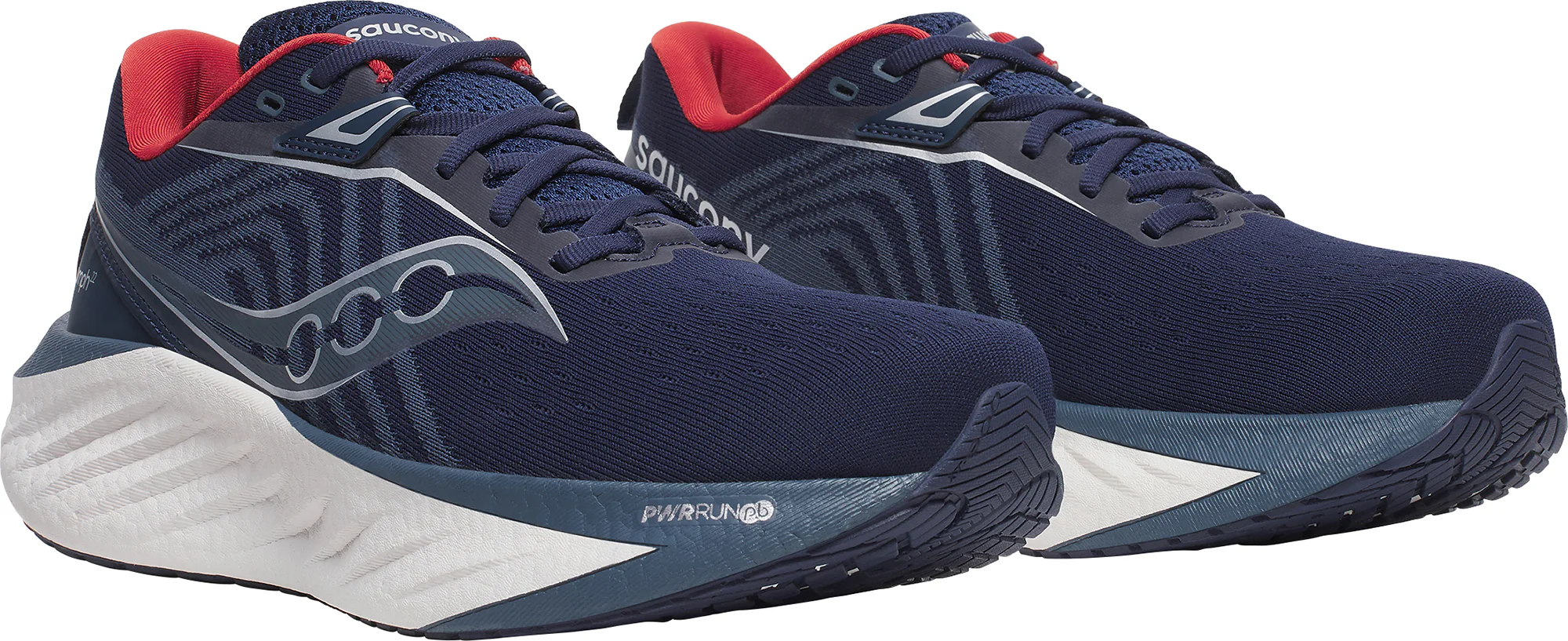 Saucony Triumph 22 Mens Running Shoes - Blue - Image 6
