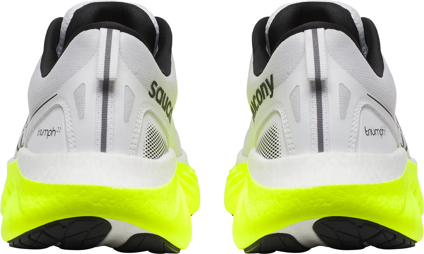 Saucony Triumph 22 Mens Running Shoes - White - Image 5