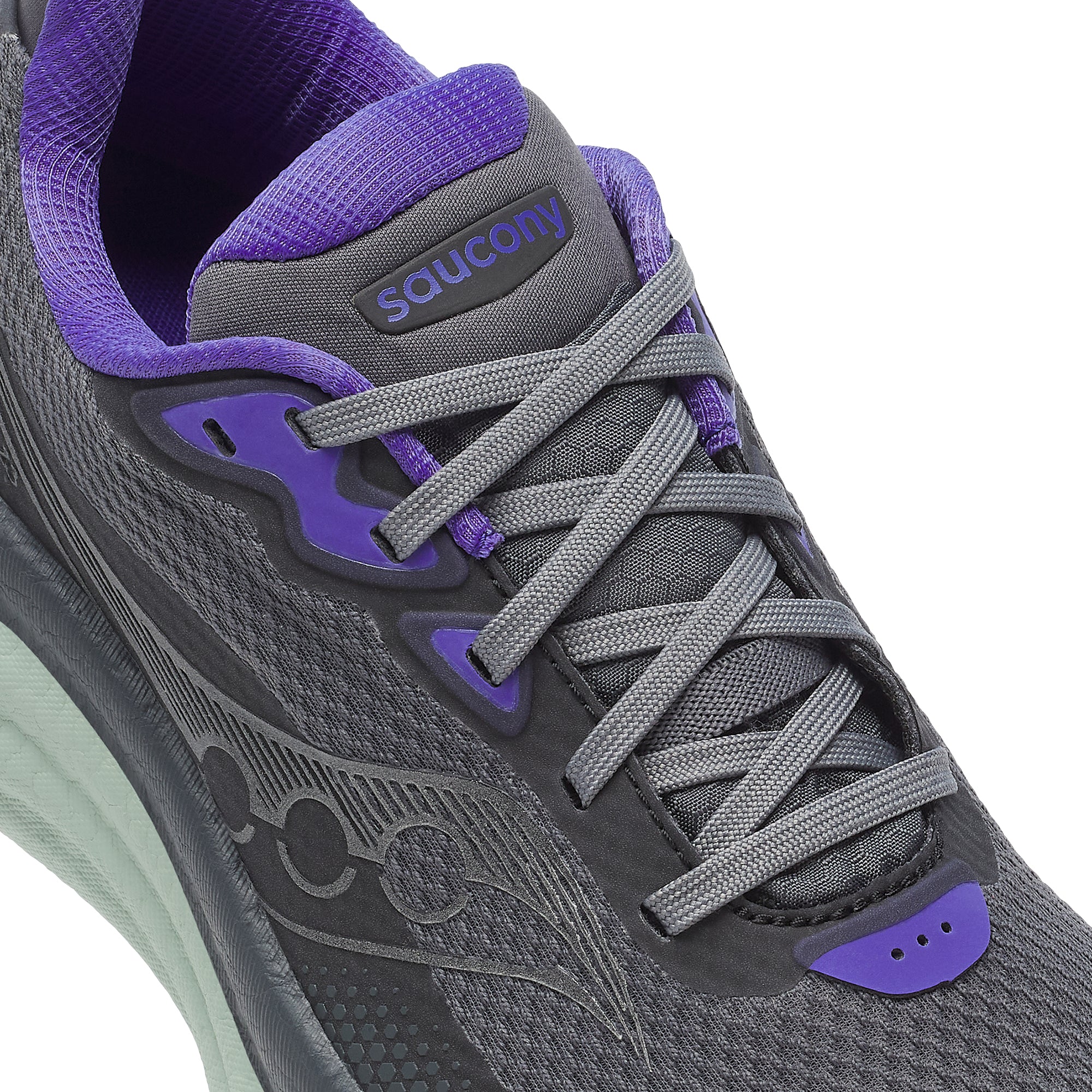 Saucony Triumph 23 GORE-TEX Womens Running Shoes - Grey - Image 8
