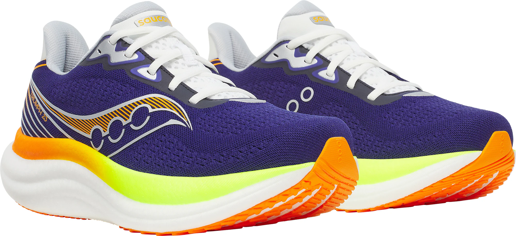Saucony Triumph 23 Mens Running Shoes - Blue - Image 6