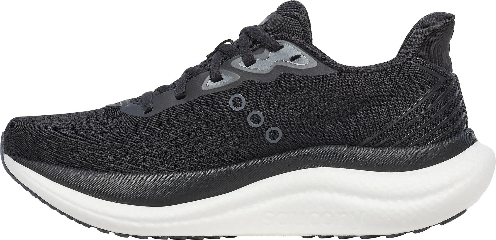 Saucony Triumph 23 Womens Running Shoes - Black - Image 3