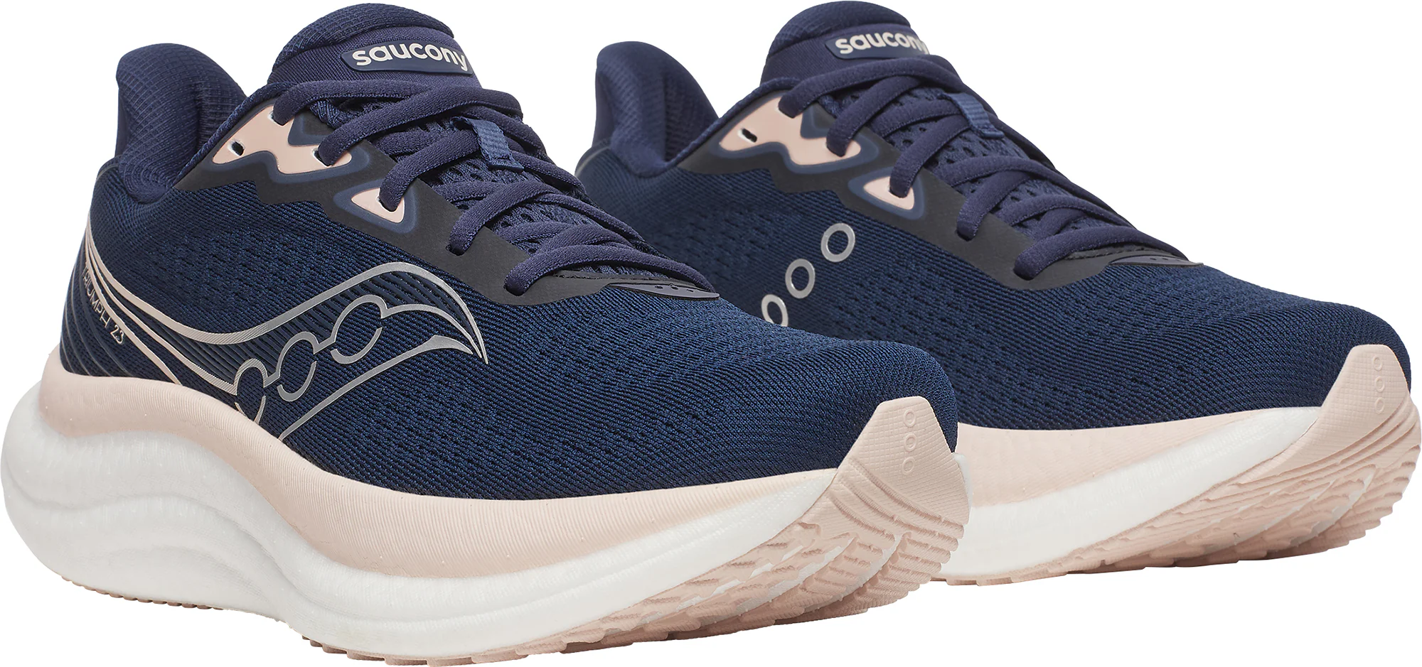 Saucony Triumph 23 Womens Running Shoes - Blue - Image 6