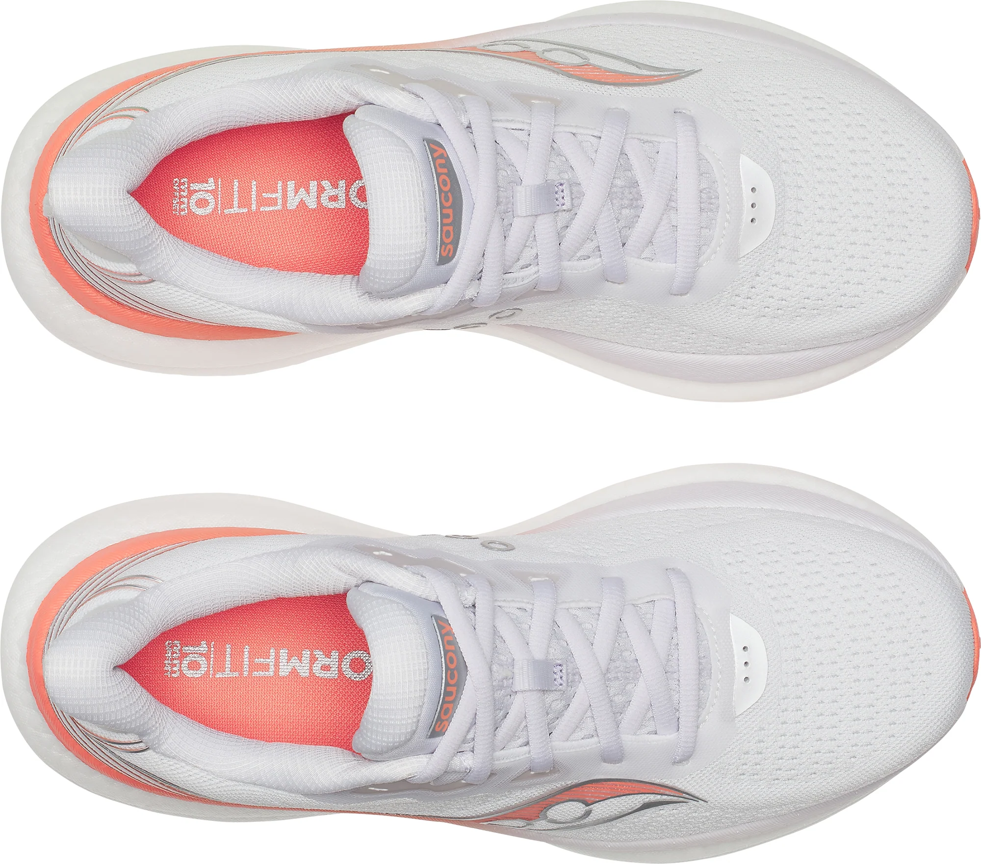 Saucony Triumph 23 Womens Running Shoes - White - Image 4