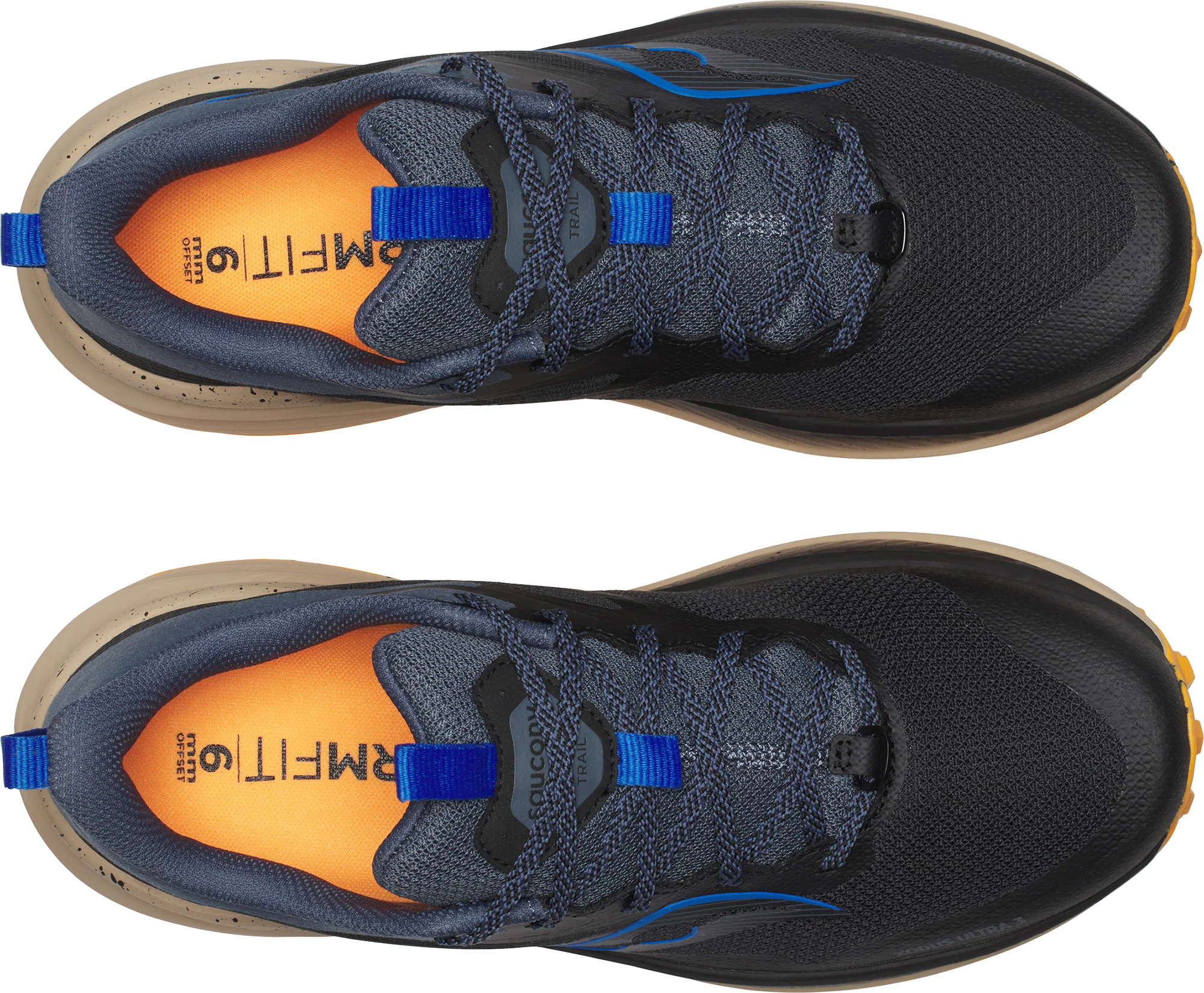 Saucony Xodus Ultra 3 Mens Trail Running Shoes - Black - Image 4
