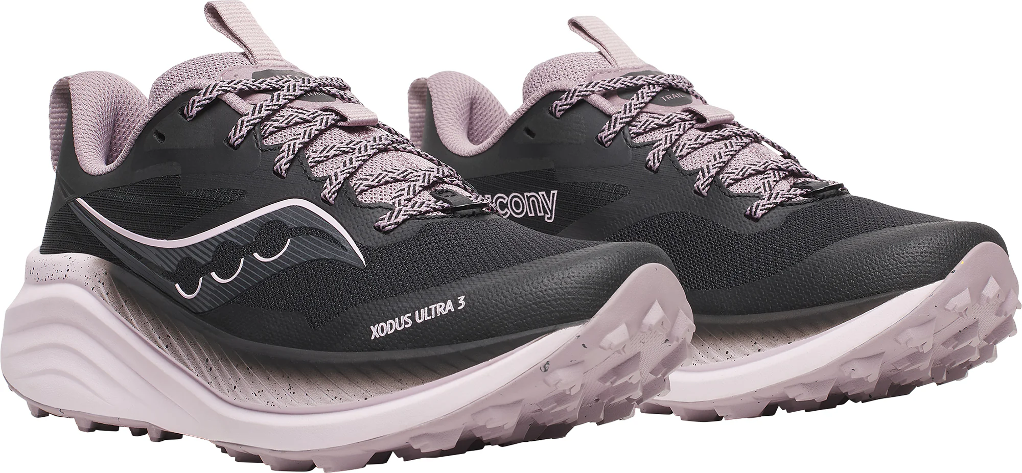Saucony Xodus Ultra 3 Womens Trail Running Shoes - Black - Image 6