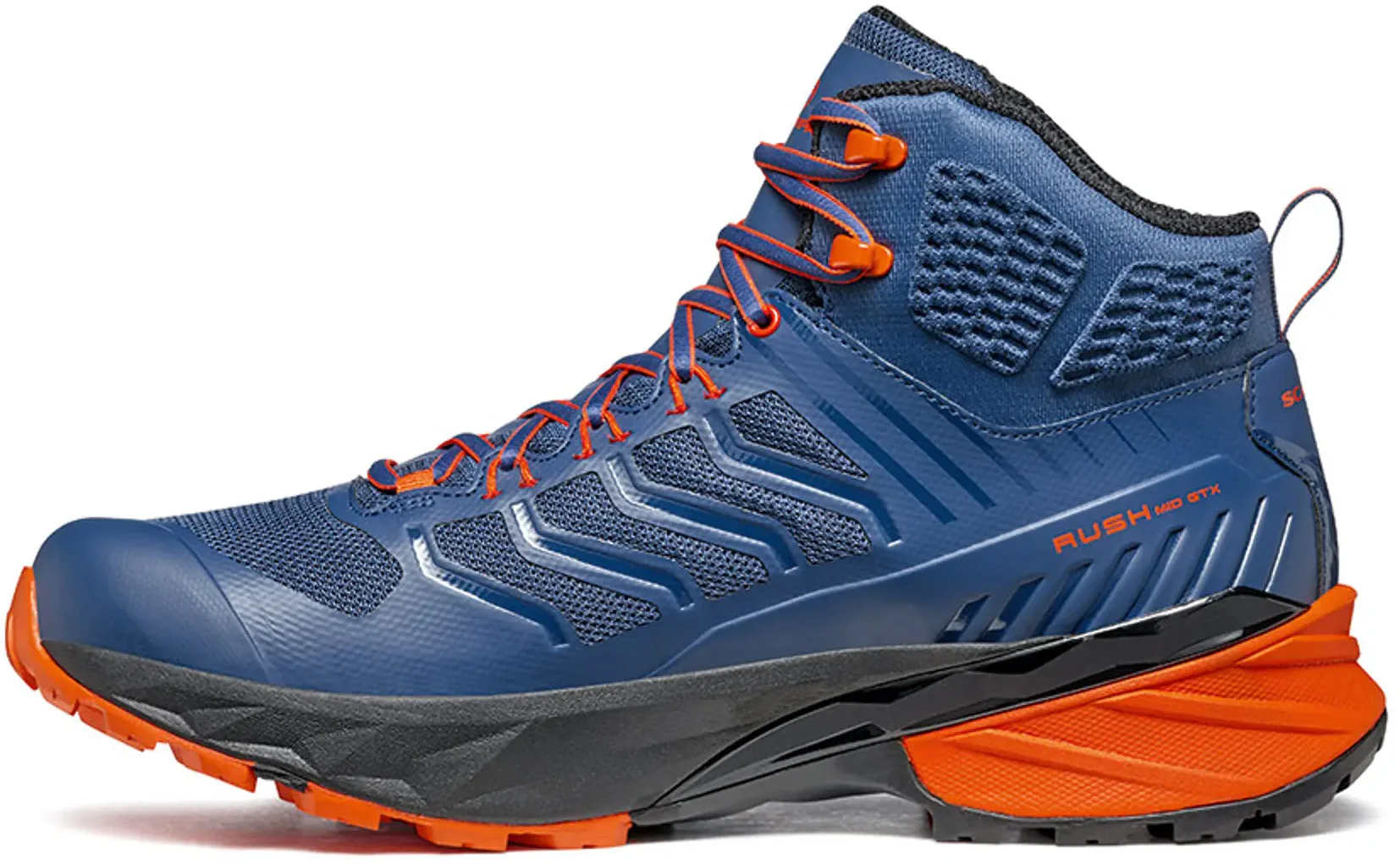 Scarpa Rush Mid GORE-TEX Walking Boots - Blue - Image 3