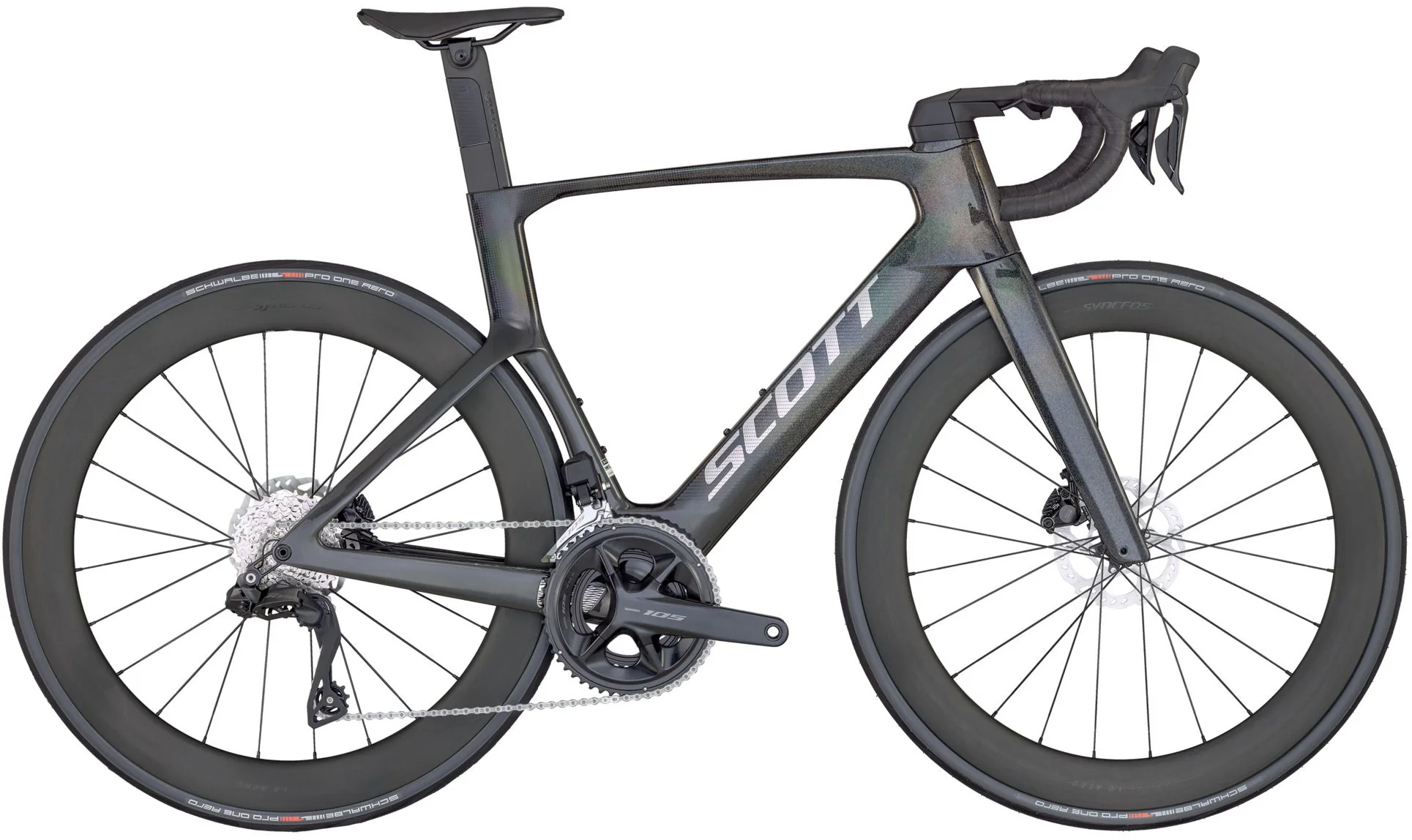 Scott Foil RC 20 105 Di2 Carbon Road Bike 2025 - Metallic Black