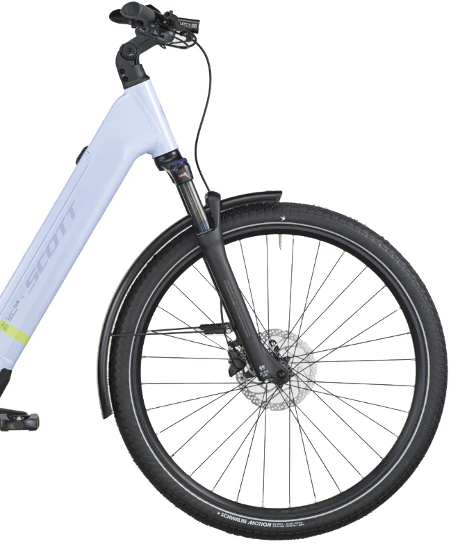 Scott Sub Sport 30 Wave Electric Hybrid Bike 2026 - Icy Blue - Image 3