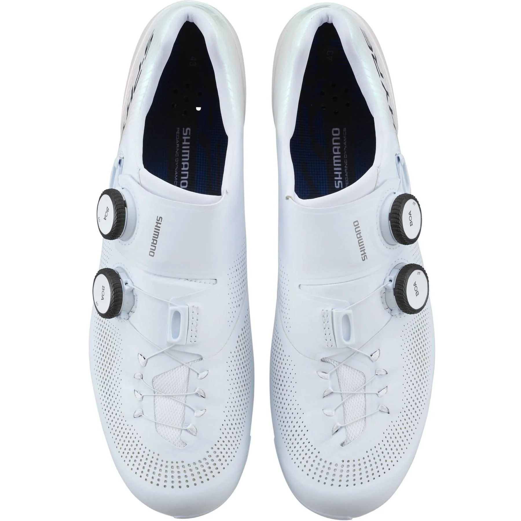 Shimano RC903 S-Phyre Road Cycling Shoes - White - Image 4
