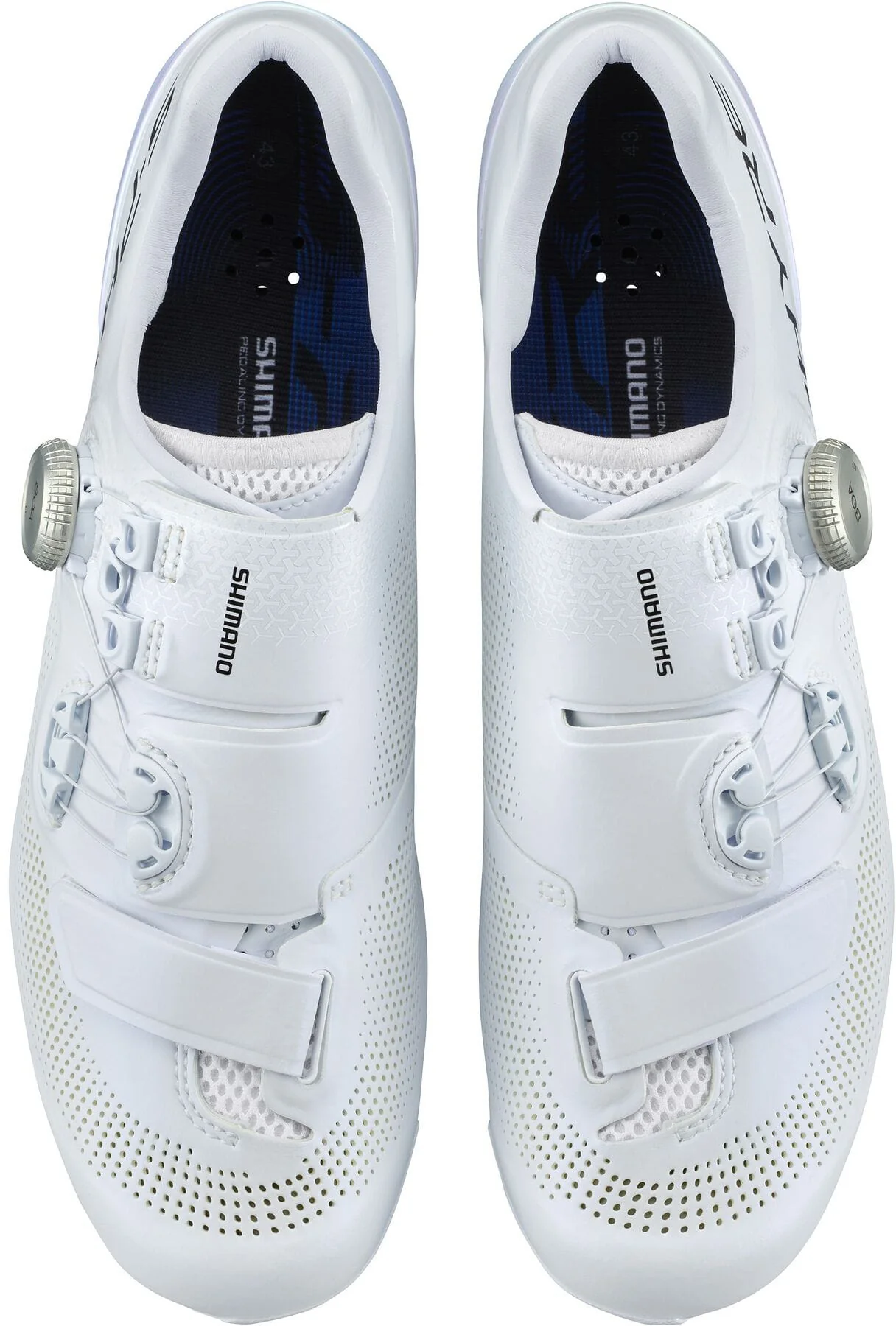 Shimano RC903P S-Phyre PWR Road Cycling Shoes - White - Image 3