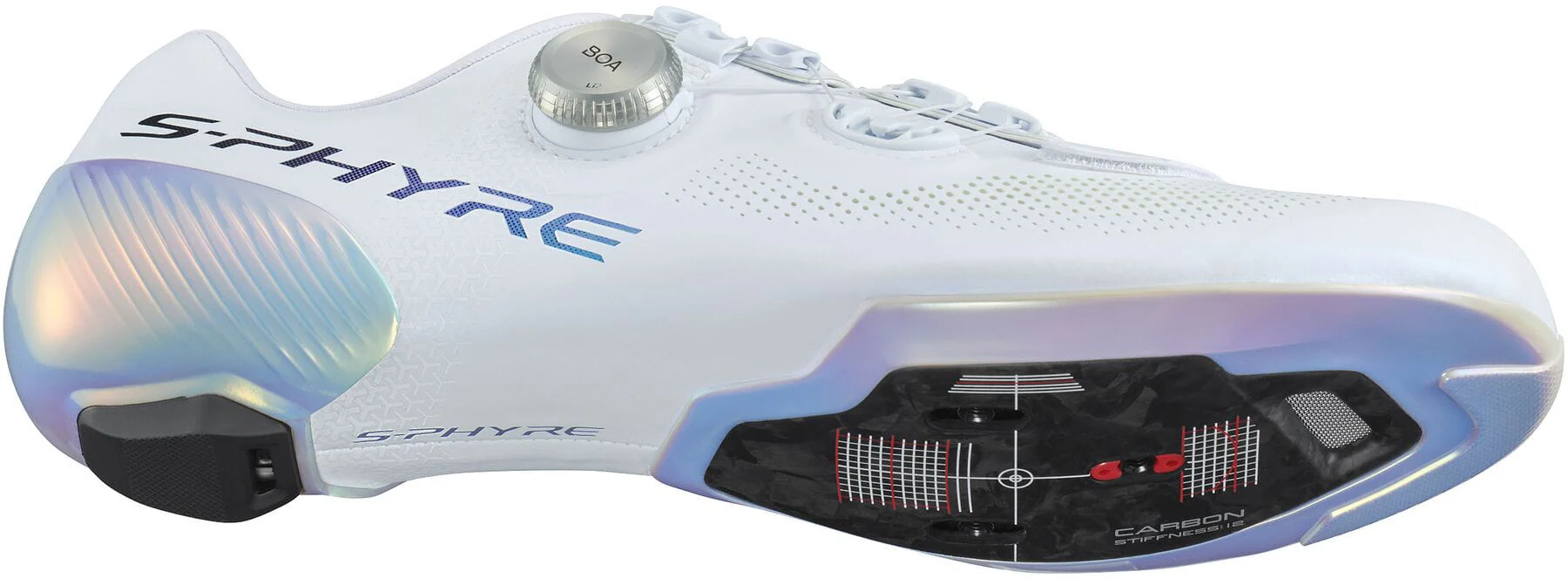 Shimano RC903P S-Phyre PWR Road Cycling Shoes - White - Image 5