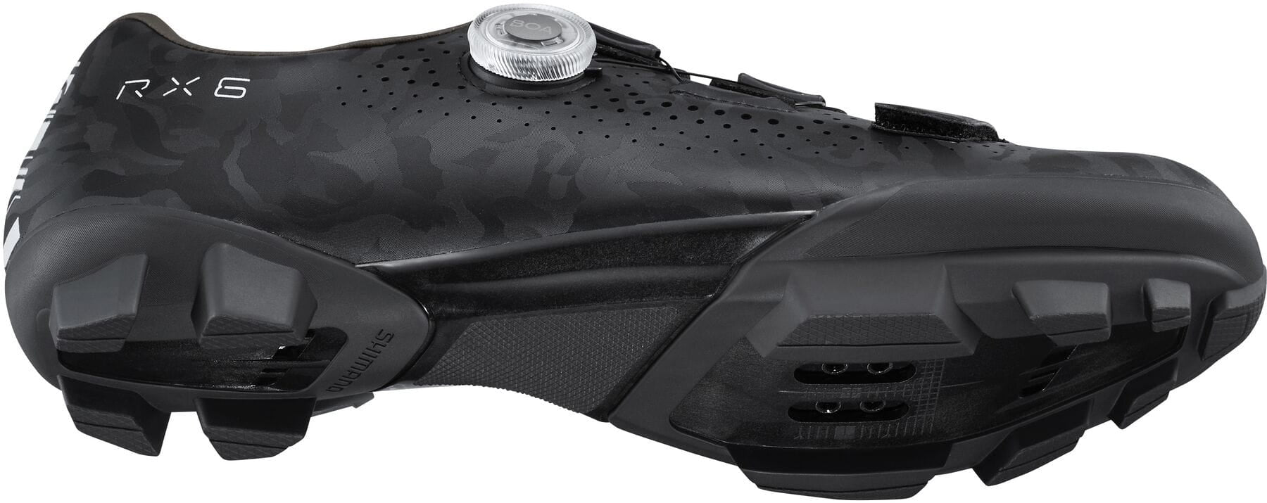 Shimano RX600 Mens Gravel Cycling Shoes - Black - Image 5