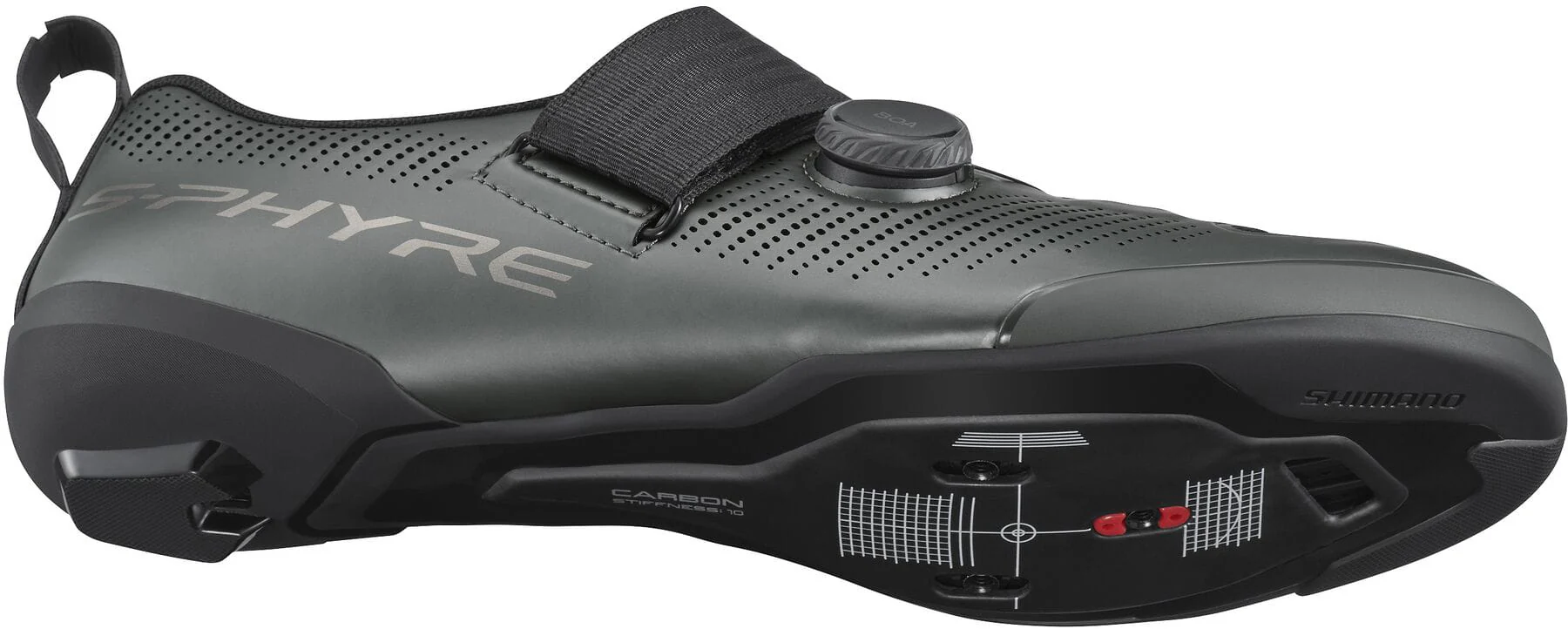 Shimano TR903 S-Phyre Road Cycling Shoes - Grey - Image 2