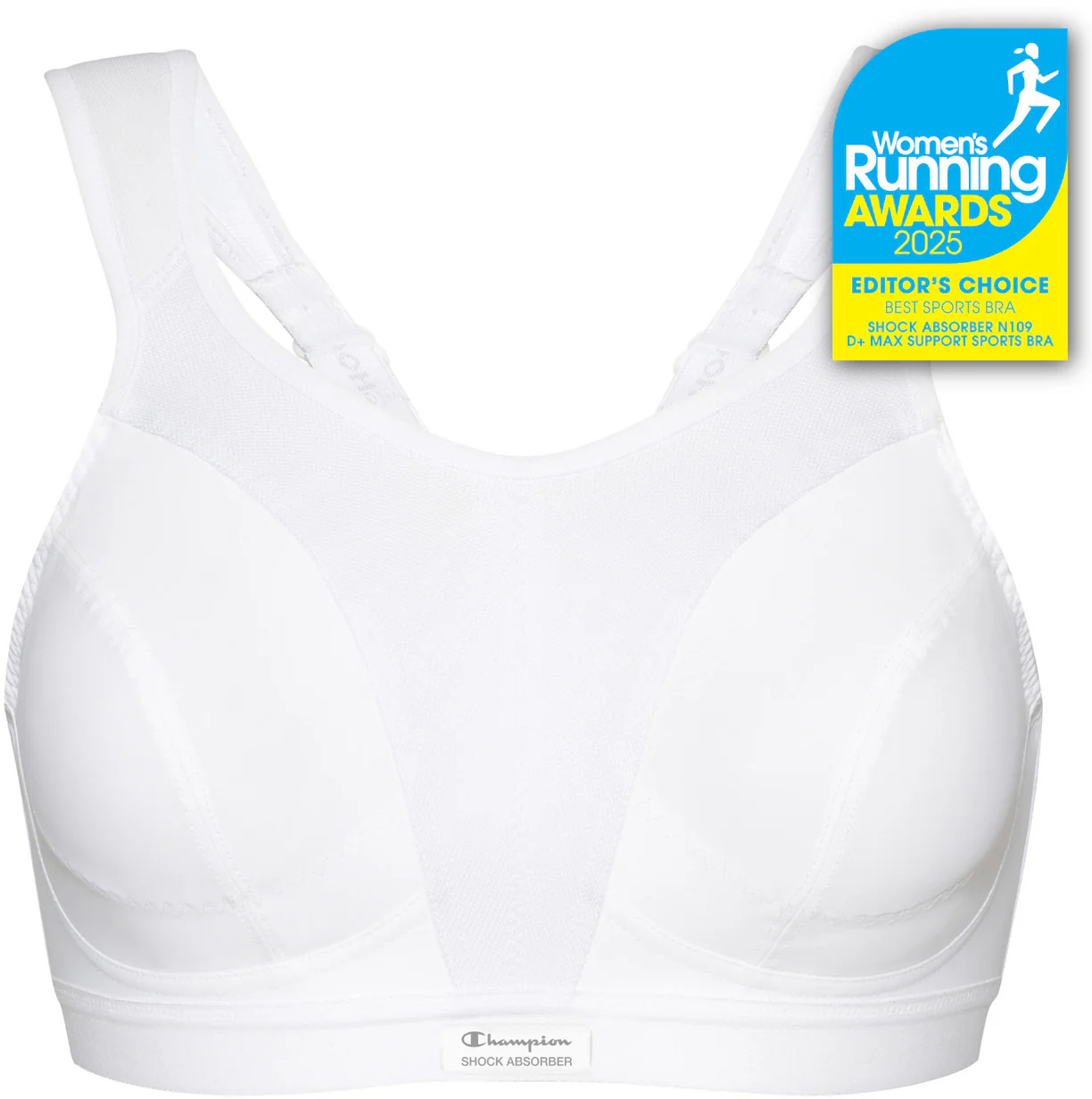 Shock Absorber D+ Max Womens Sports Bra - White - Image 3