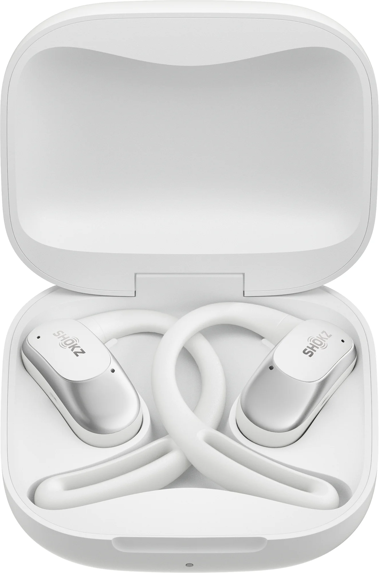 Shokz OpenFit Air Wireless Bone Conduction Running Headphones - White - Image 5