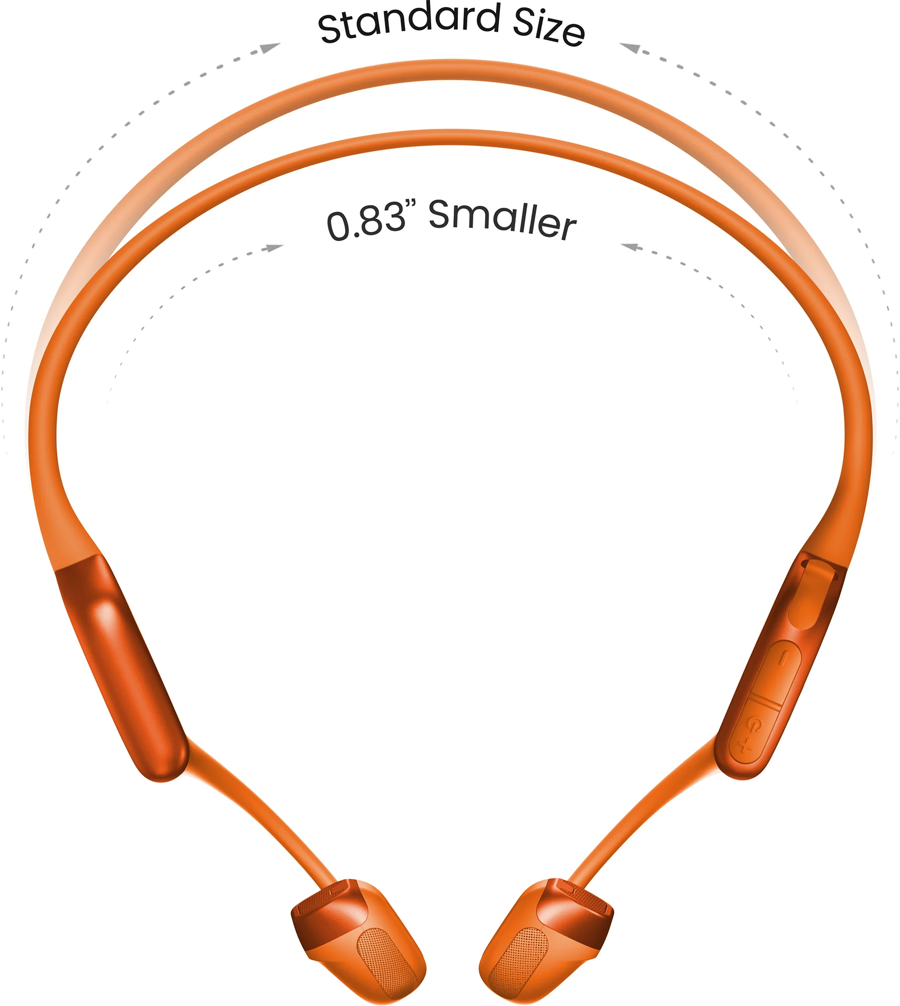 Shokz OpenRun Pro 2 Mini Wireless Bone Conduction Running Headphones - Orange - Image 6
